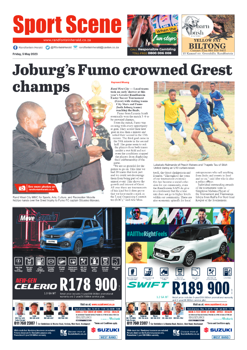 Randfontein Herald 5 May 2023 page 8