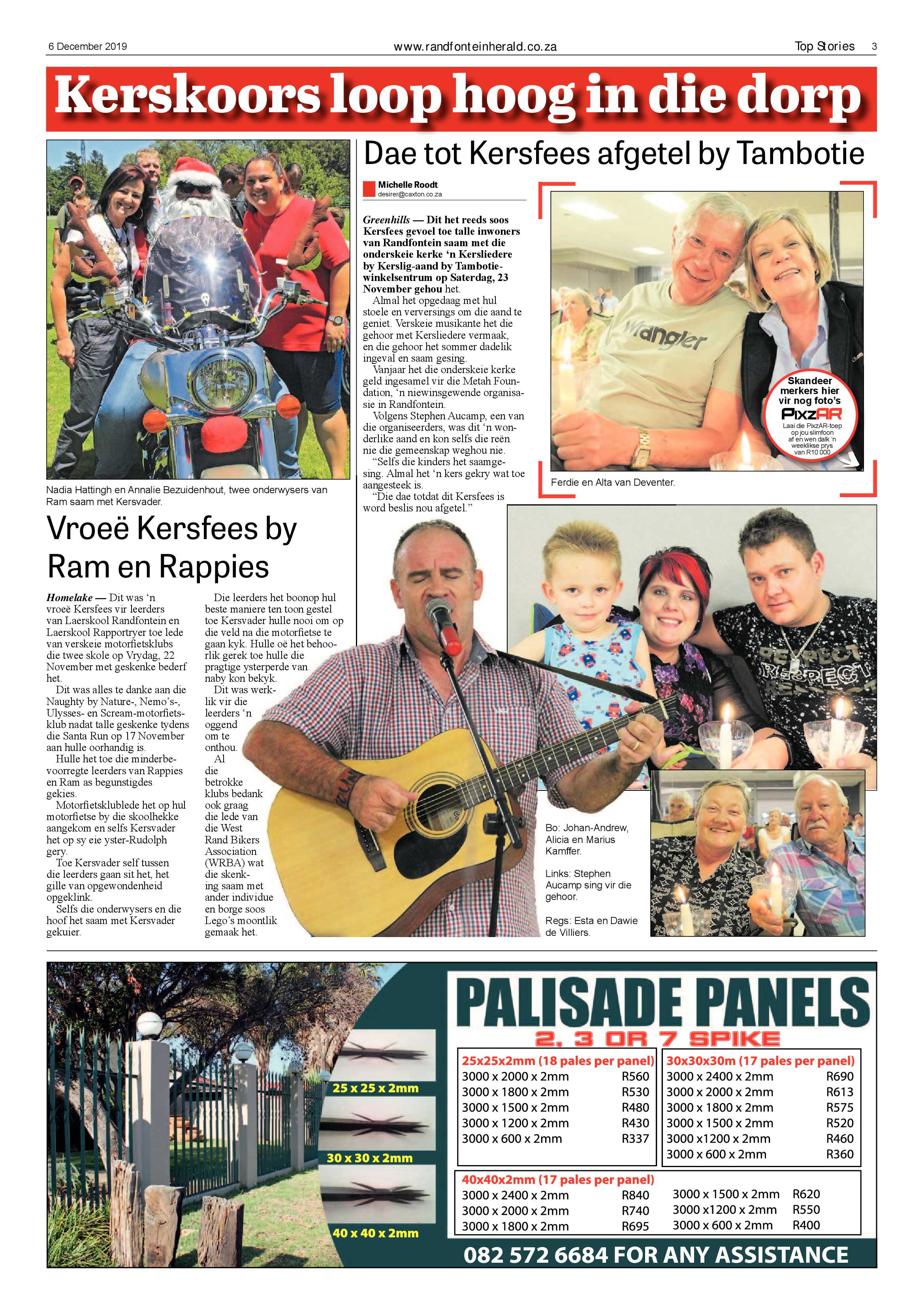 Randfontein Herald 6 December 2019 page 3