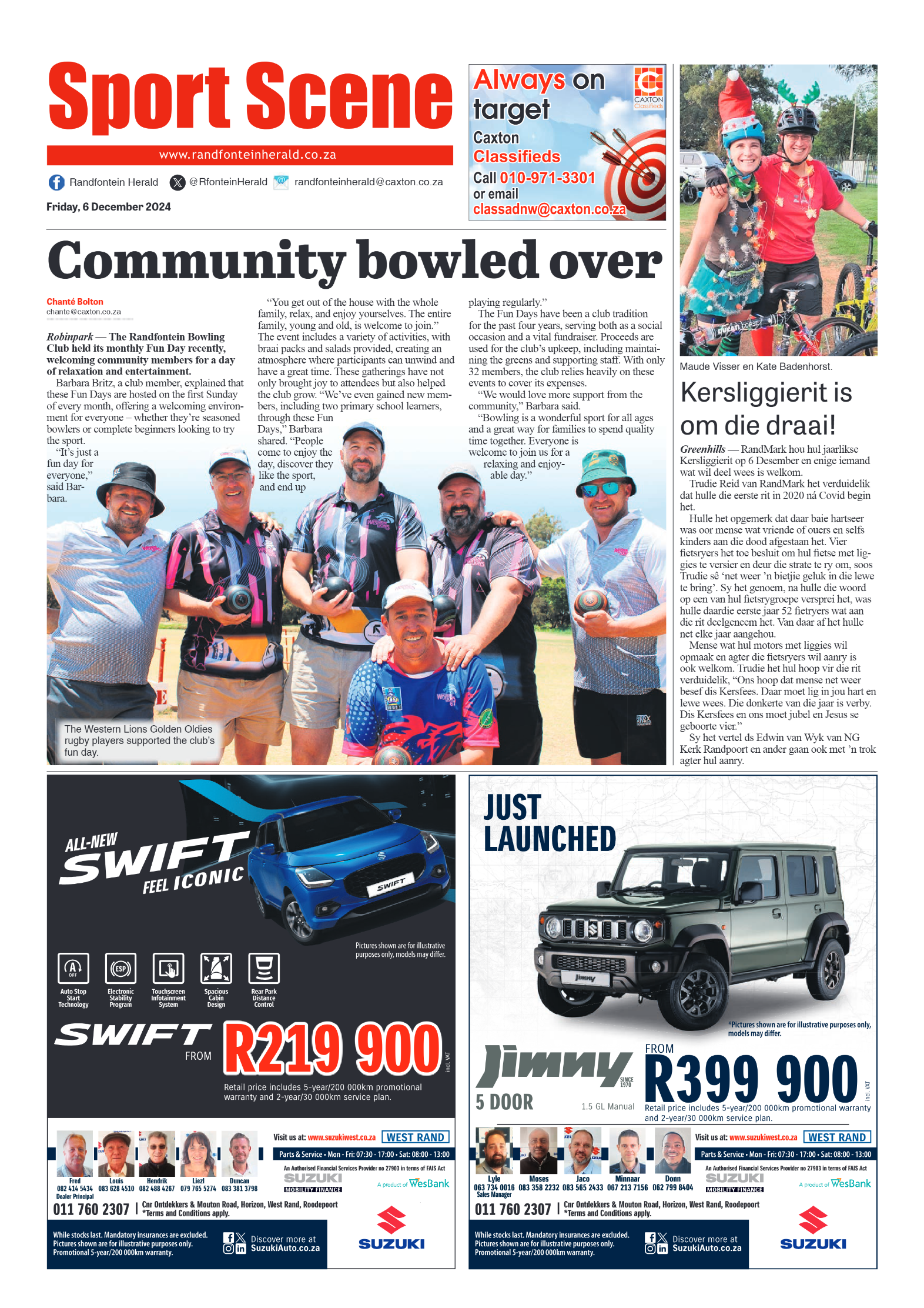 Randfontein Herald 6 December 2024 page 16