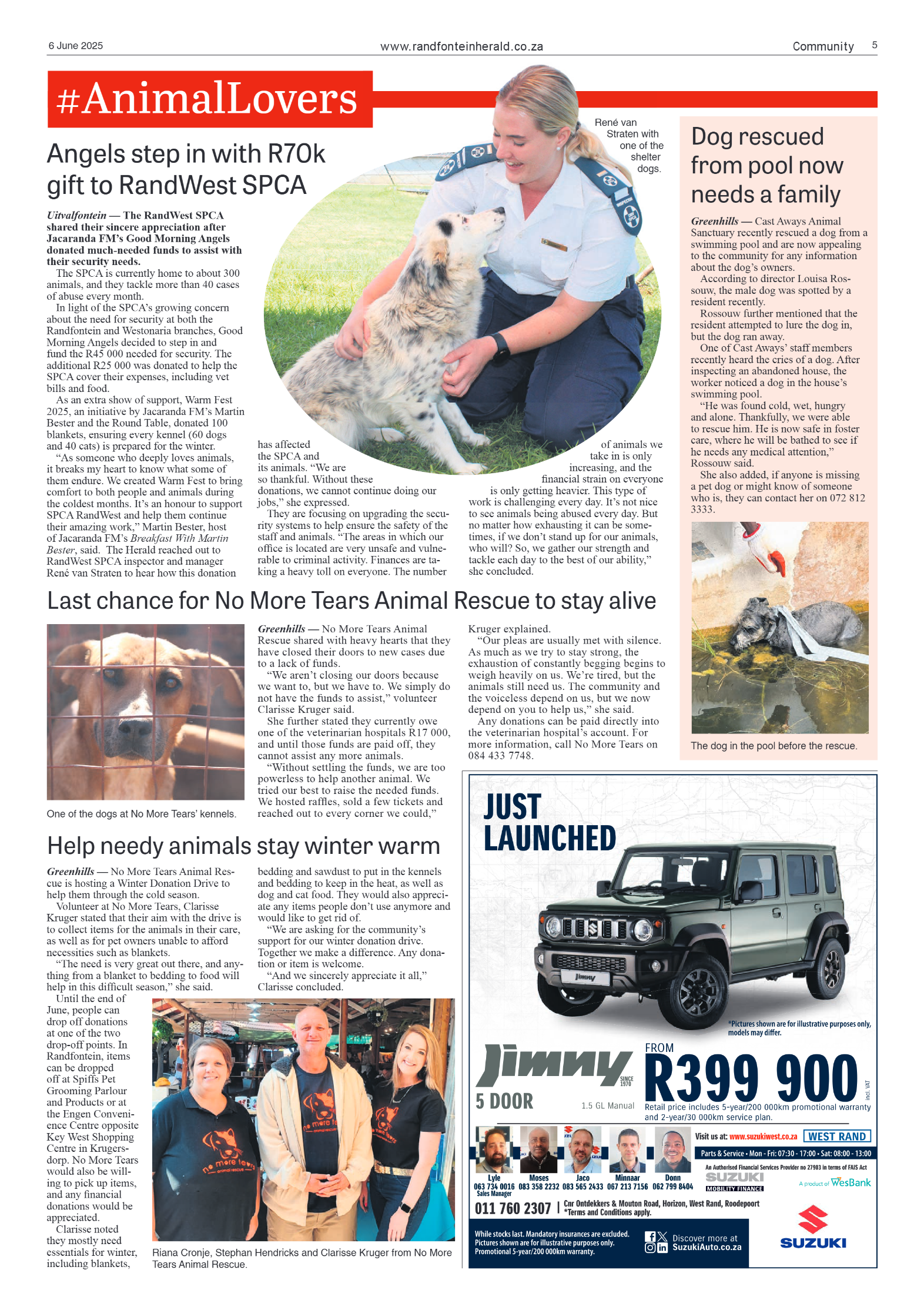 Randfontein Herald 6 June 2025 page 5