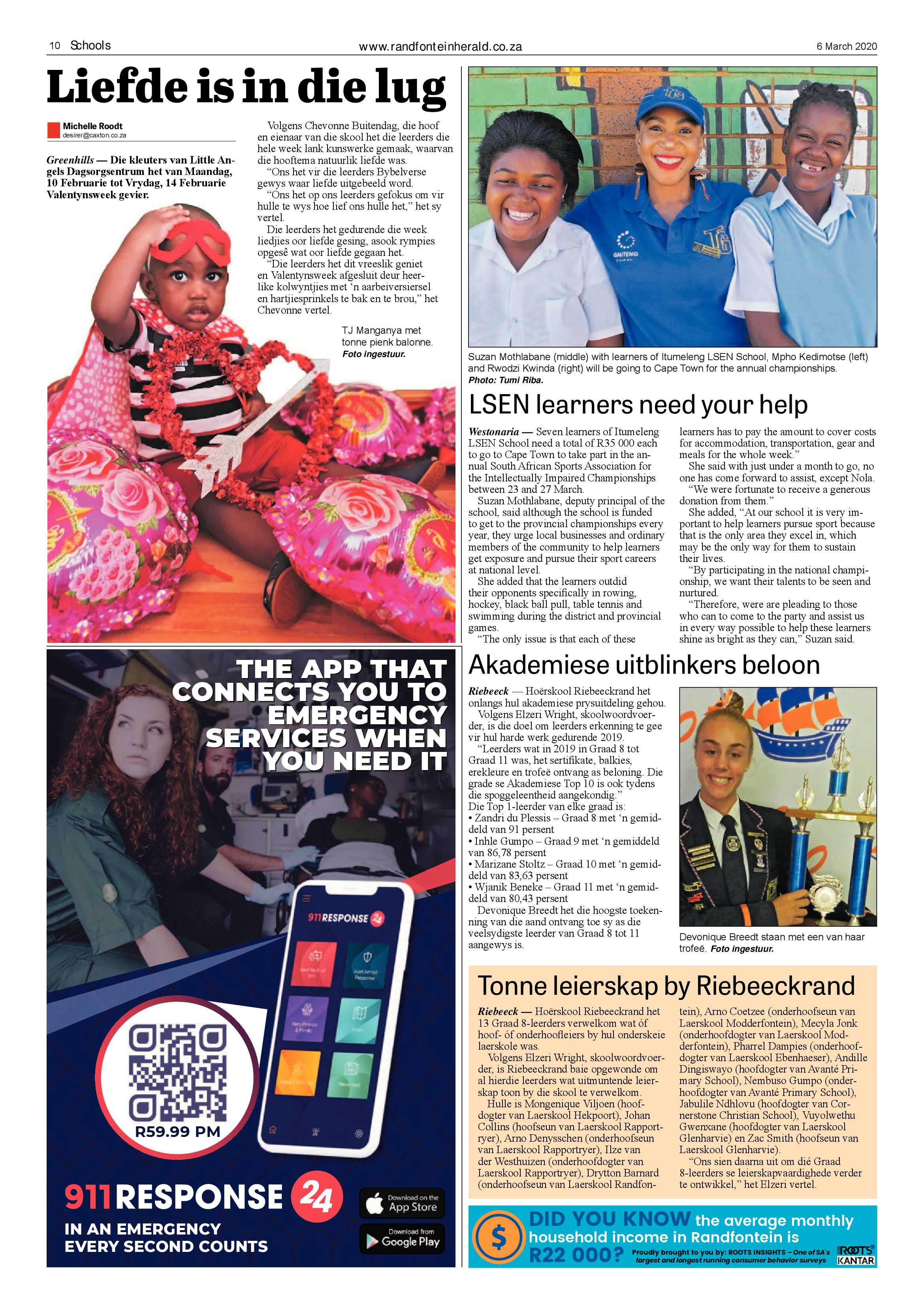 Randfontein Herald 6 March 2020 page 10