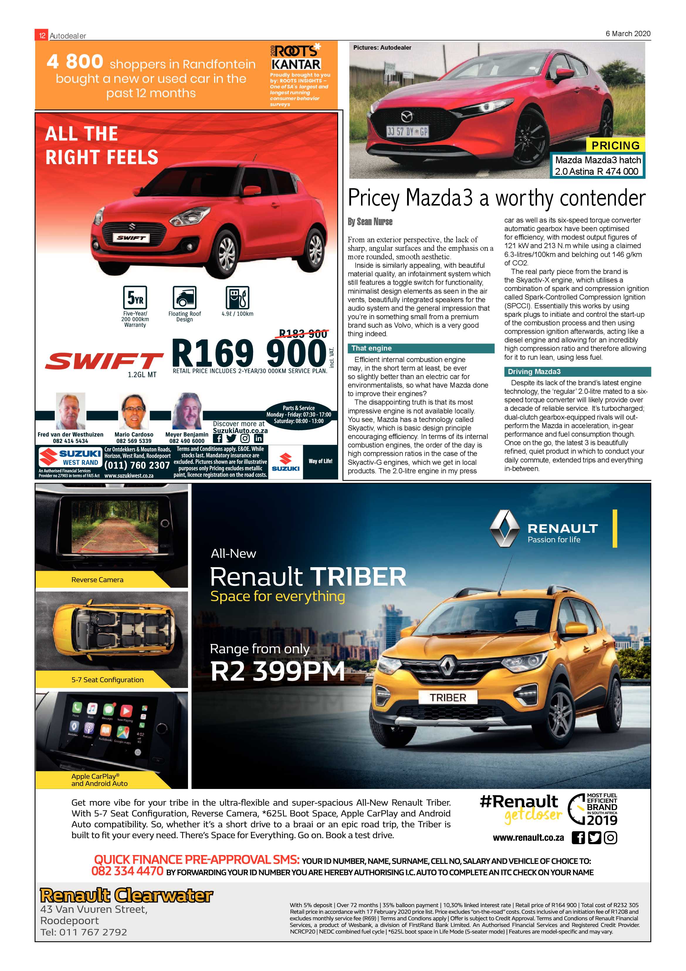 Randfontein Herald 6 March 2020 page 12
