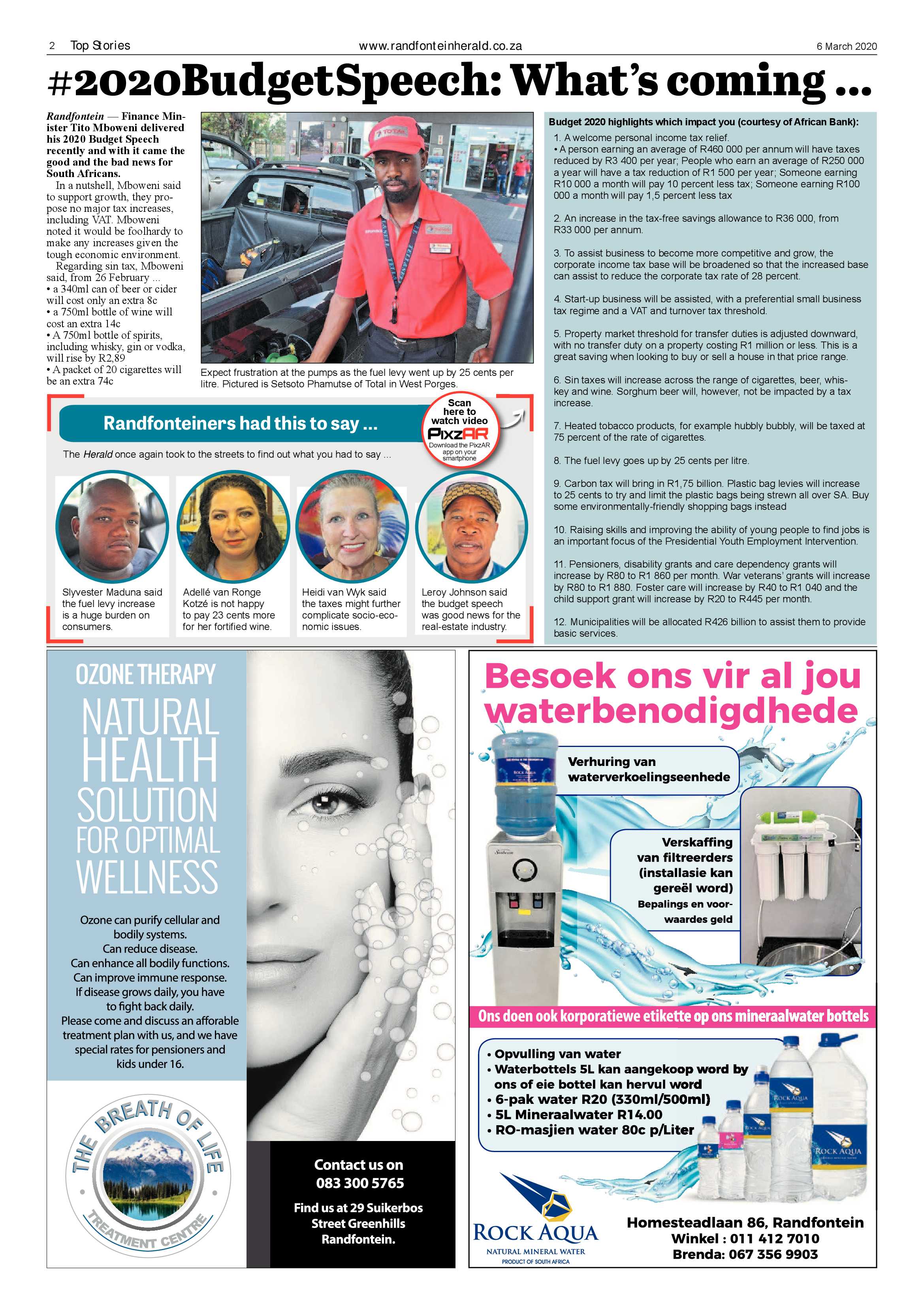 Randfontein Herald 6 March 2020 page 2