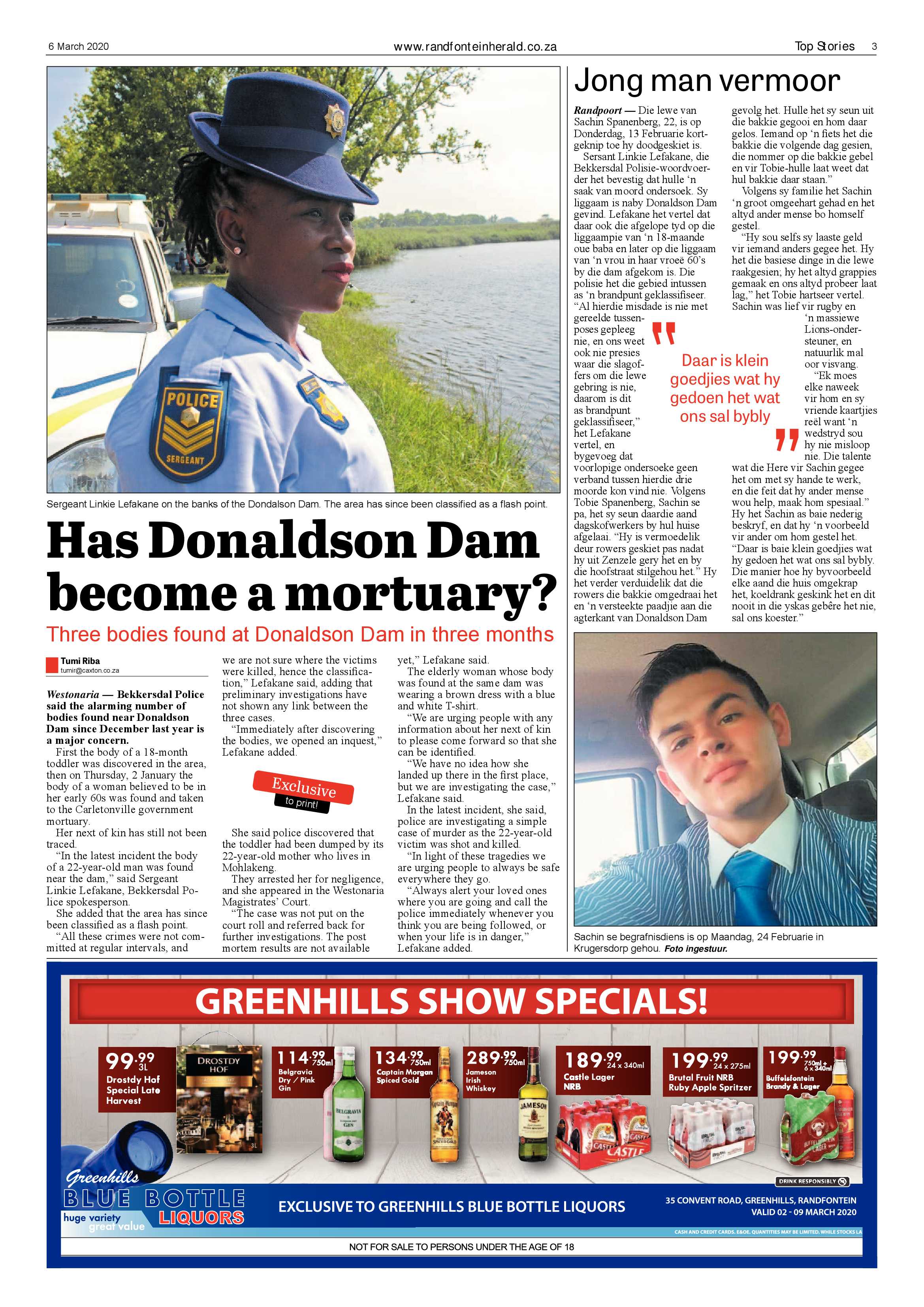 Randfontein Herald 6 March 2020 page 3