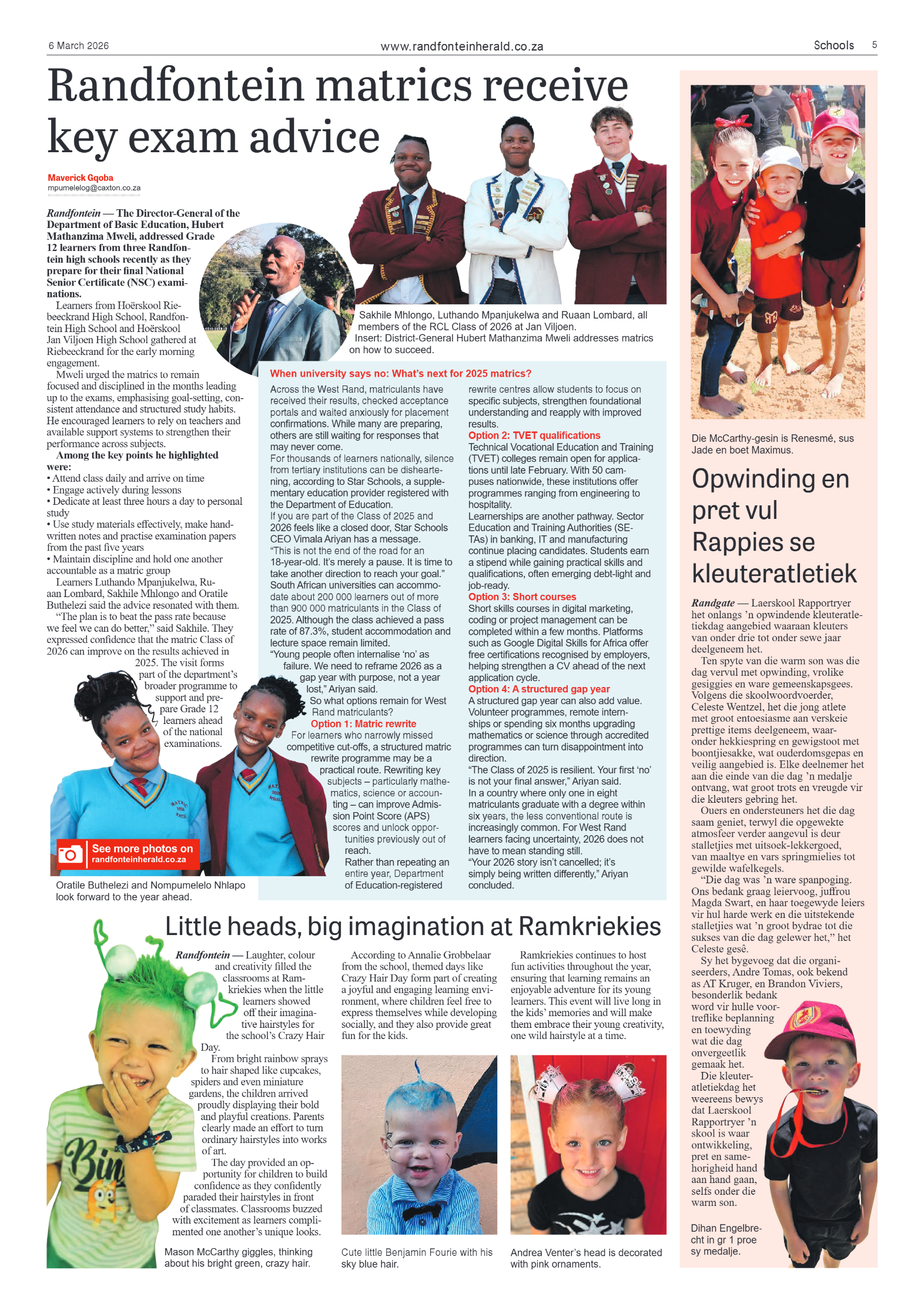 Randfontein Herald 6 March 2026 page 5
