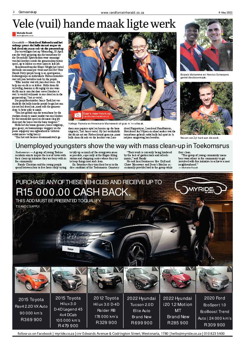 Randfontein Herald 6 May 2022 page 2