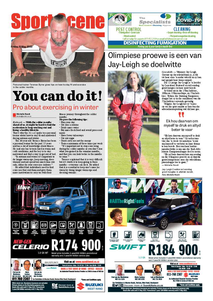 Randfontein Herald 6 May 2022 page 8