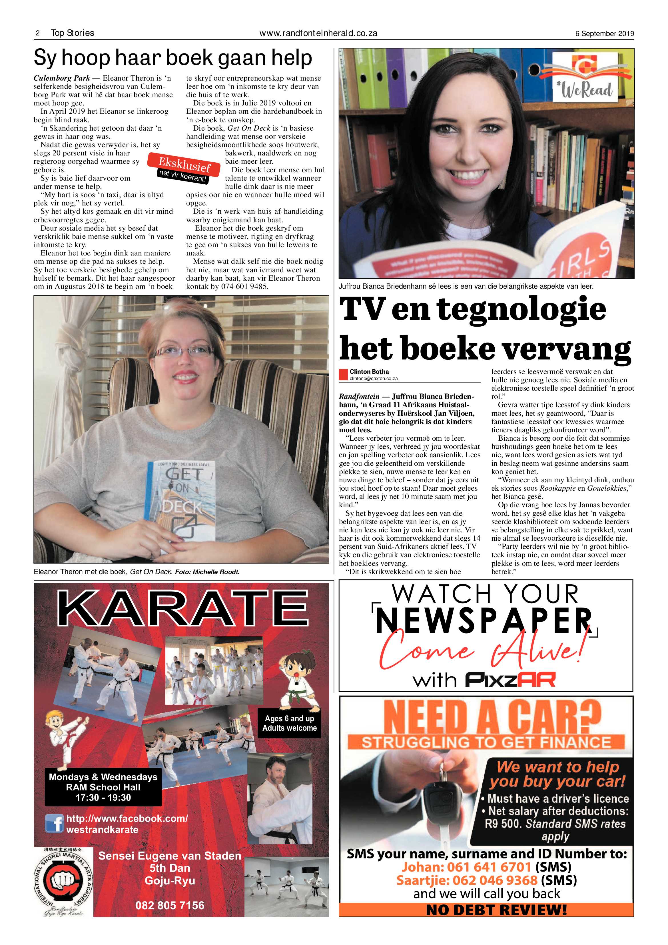 Randfontein Herald 6 September 2019 page 2