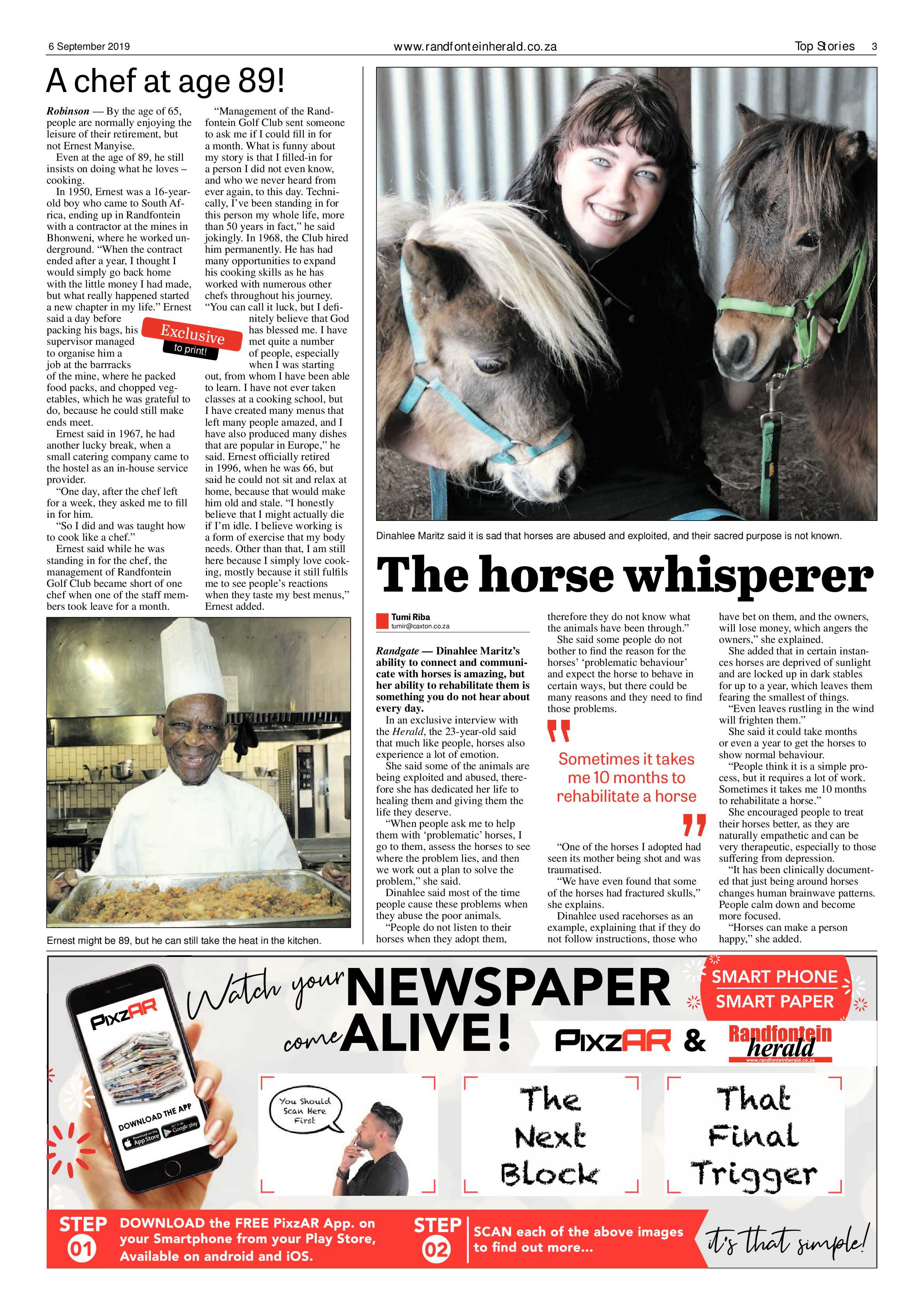 Randfontein Herald 6 September 2019 page 3