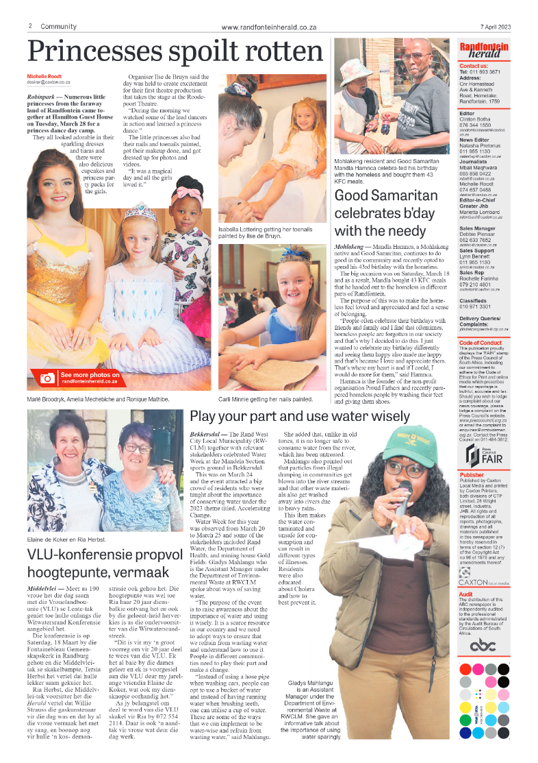 Randfontein Herald 7 April 2023 page 2