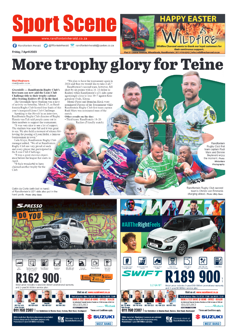 Randfontein Herald 7 April 2023 page 8