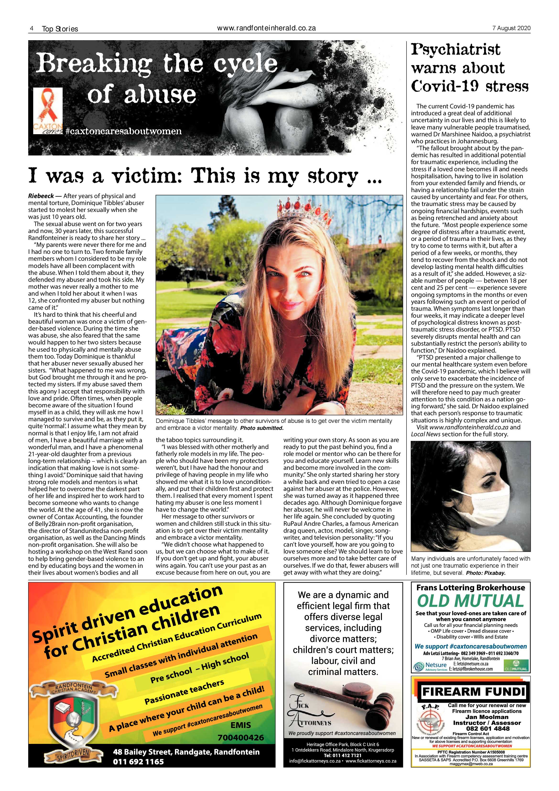 Randfontein Herald 7 August 2020 page 4