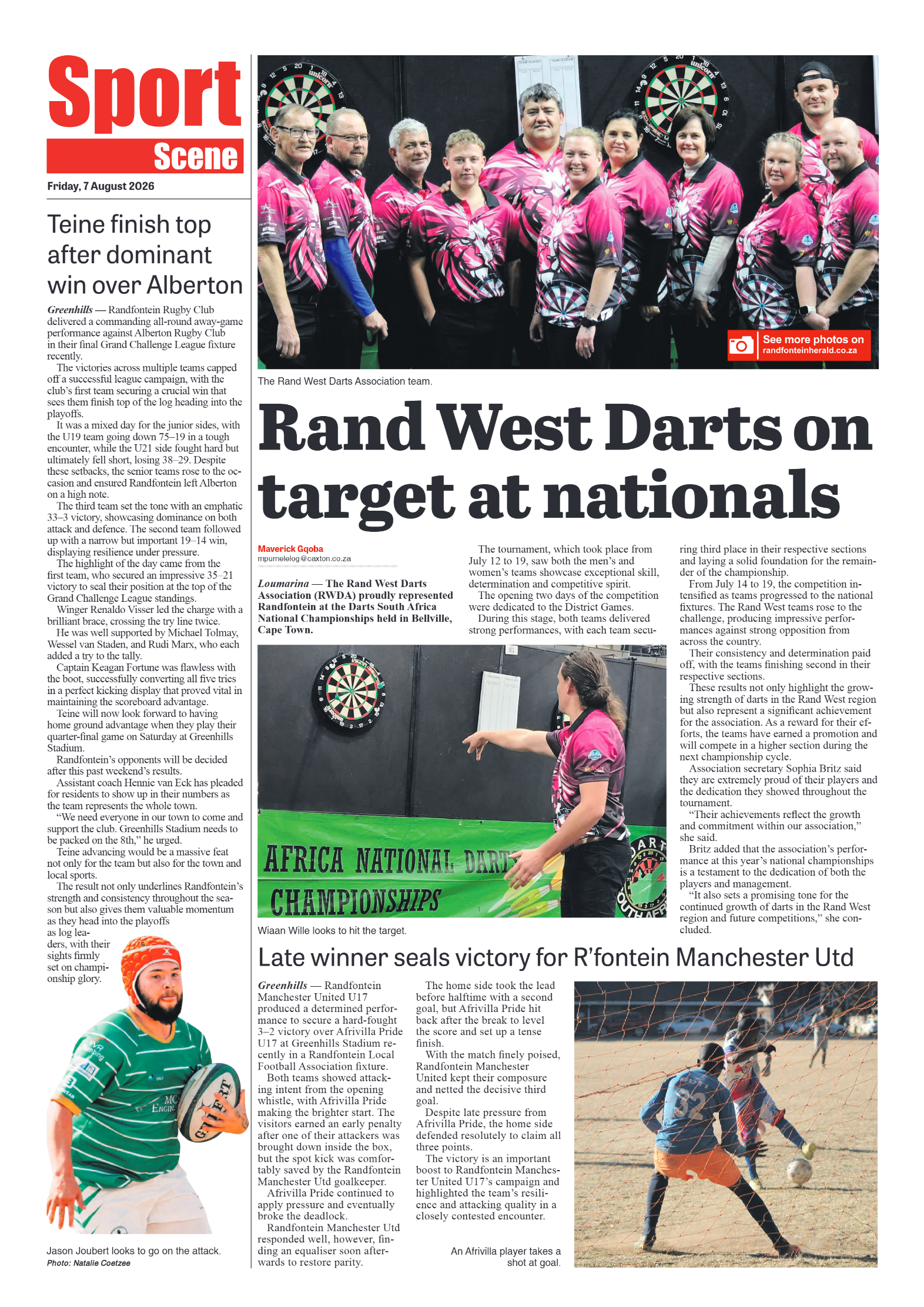 Randfontein Herald 7 August 2026 page 8