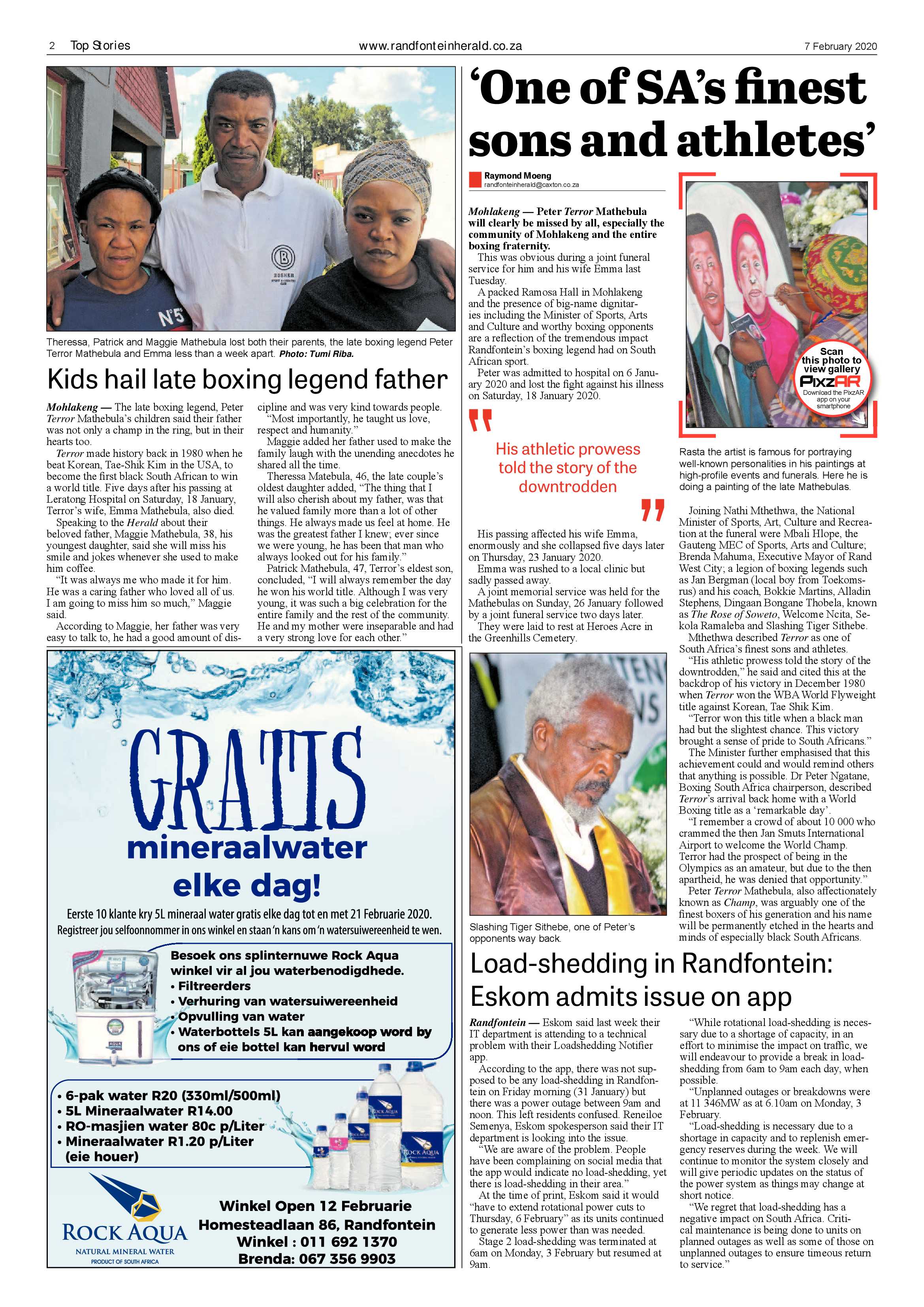 Randfontein Herald 7 February 2020 page 2