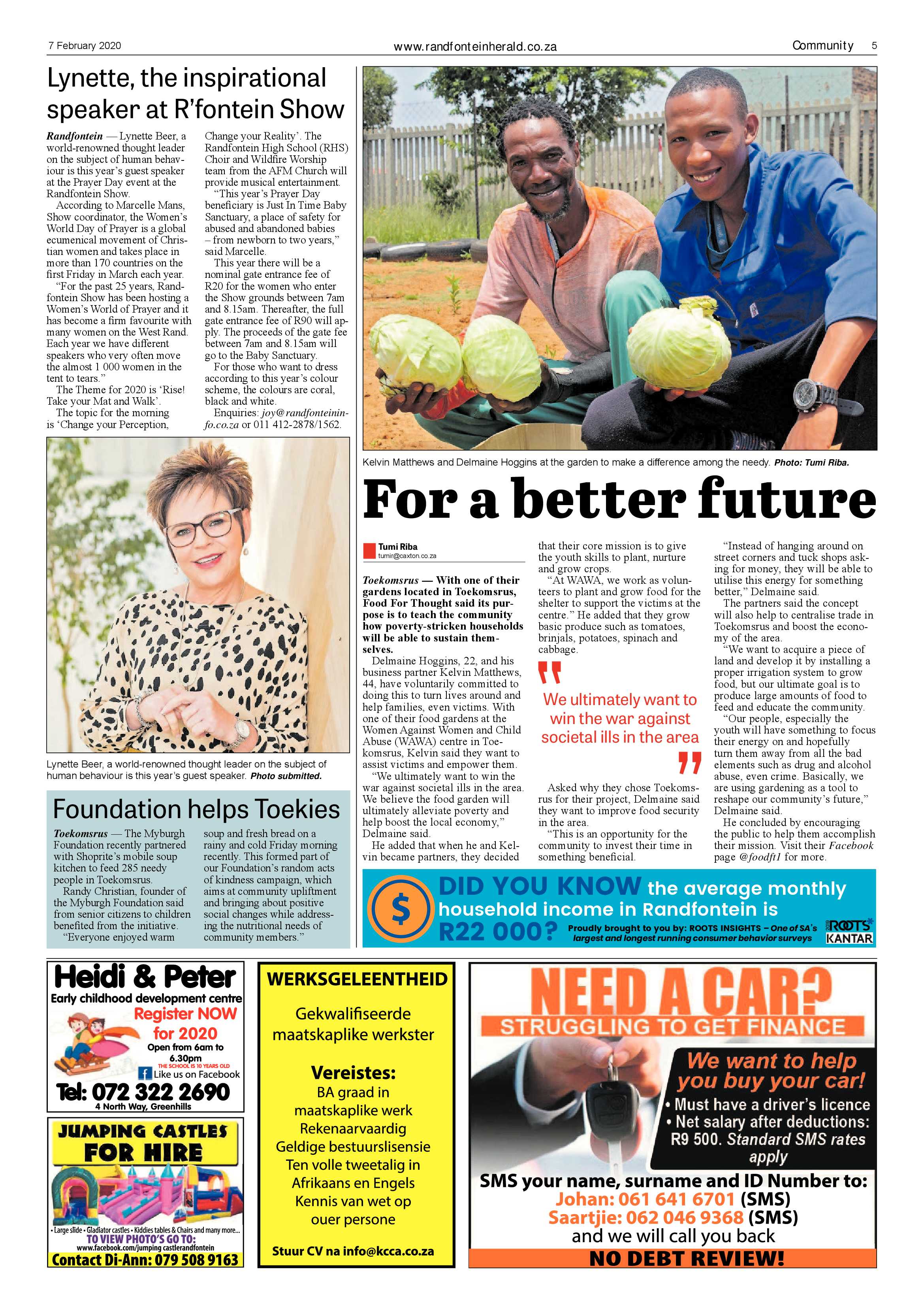 Randfontein Herald 7 February 2020 page 5