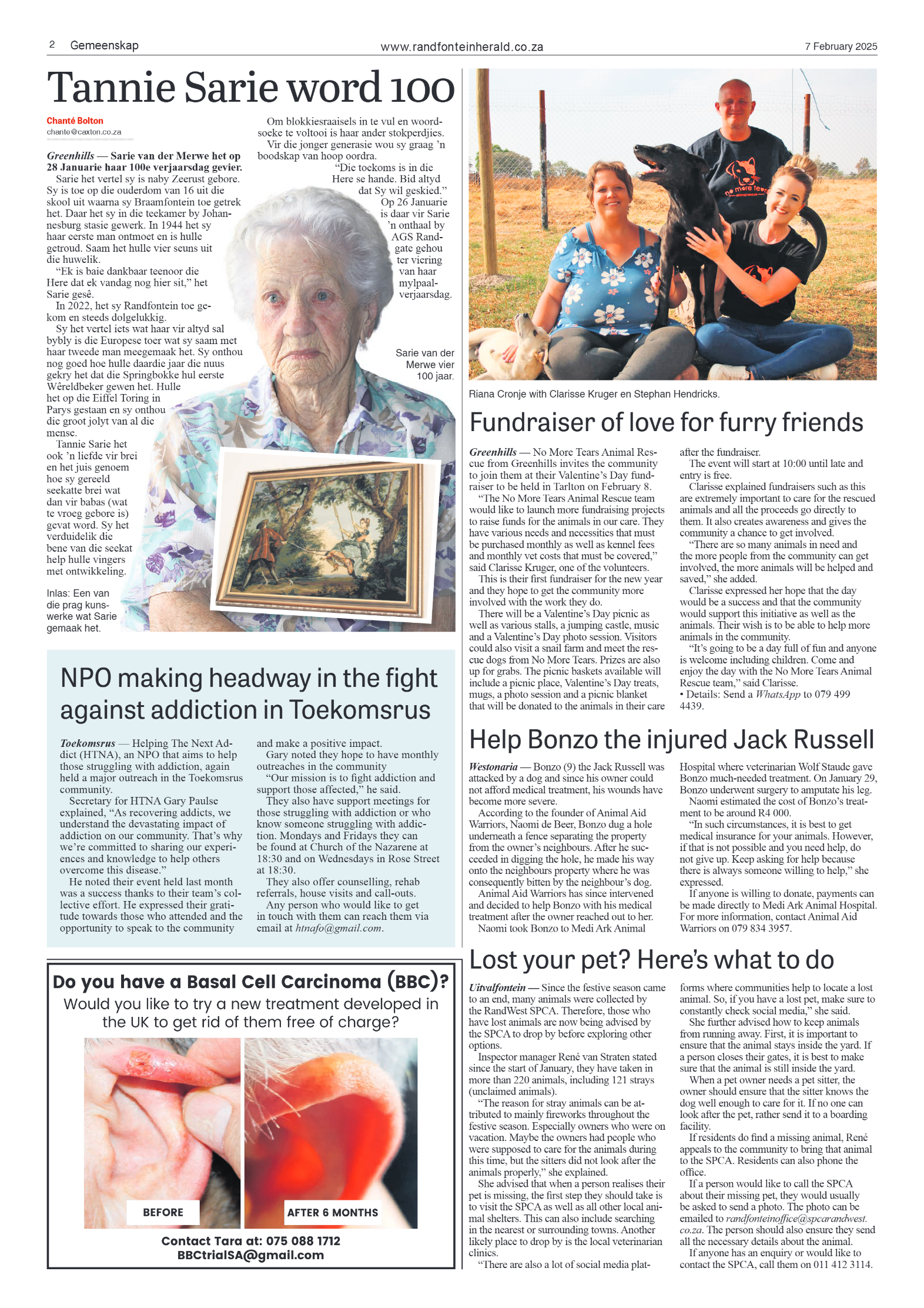 Randfontein Herald 7 February 2025 page 2