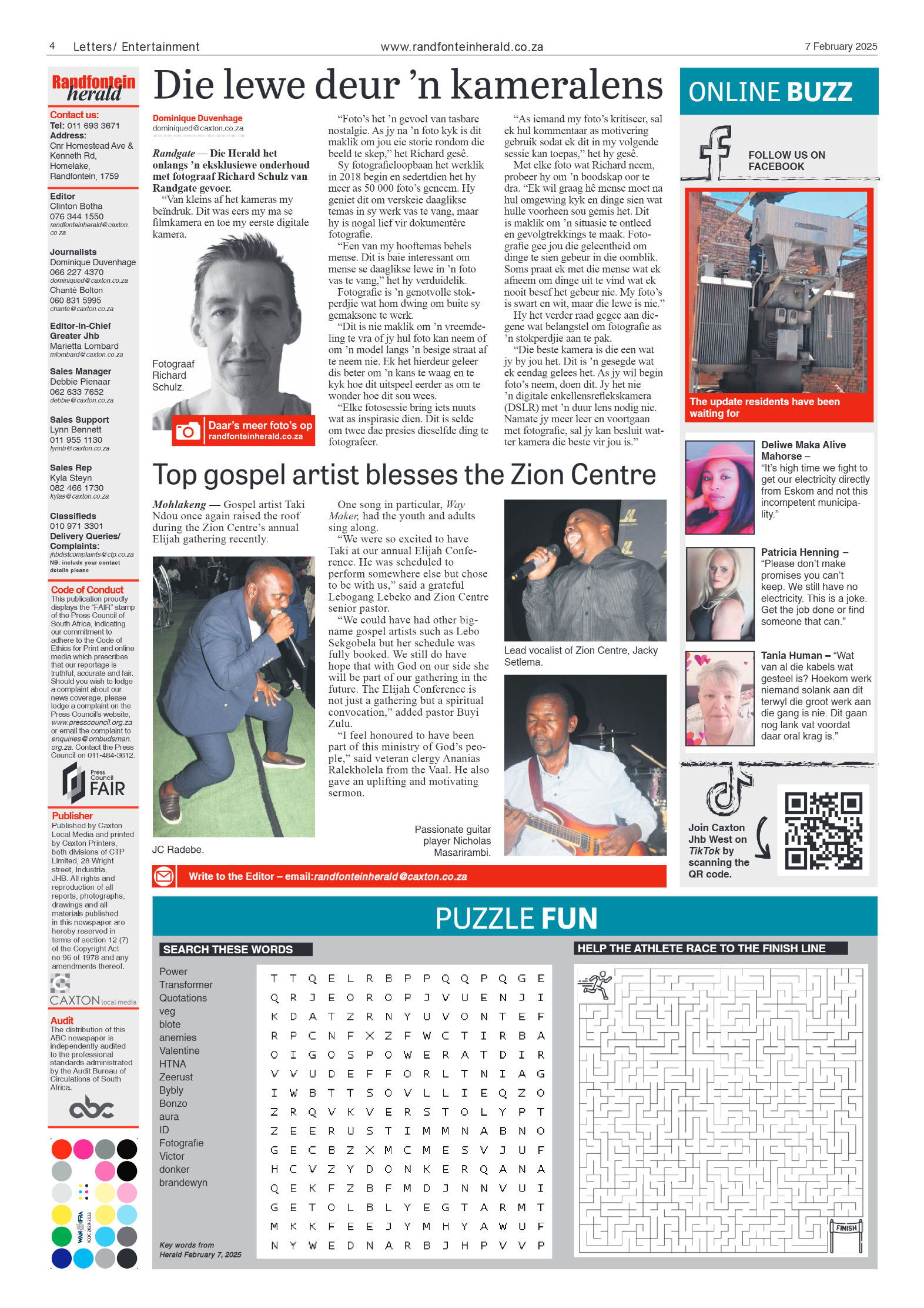 Randfontein Herald 7 February 2025 page 4