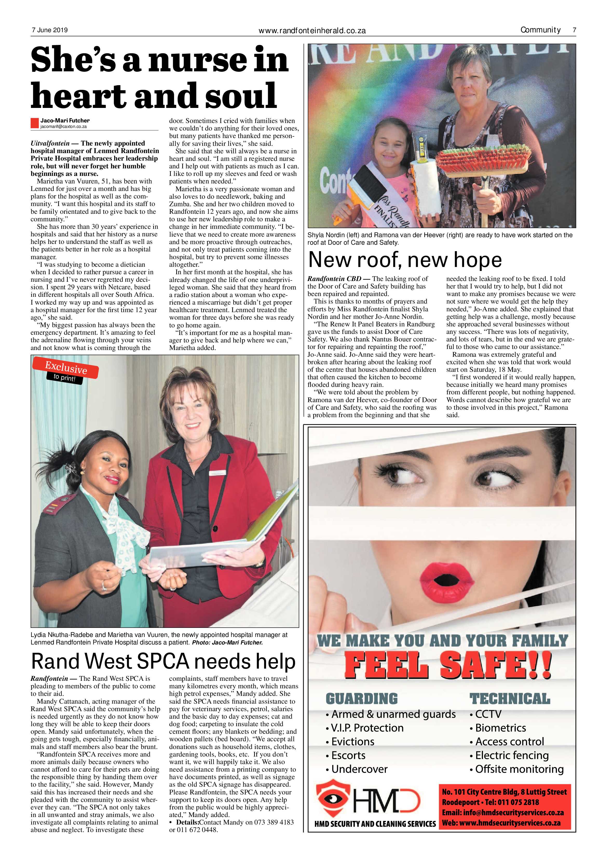 Randfontein Herald 7 June 2019 page 7
