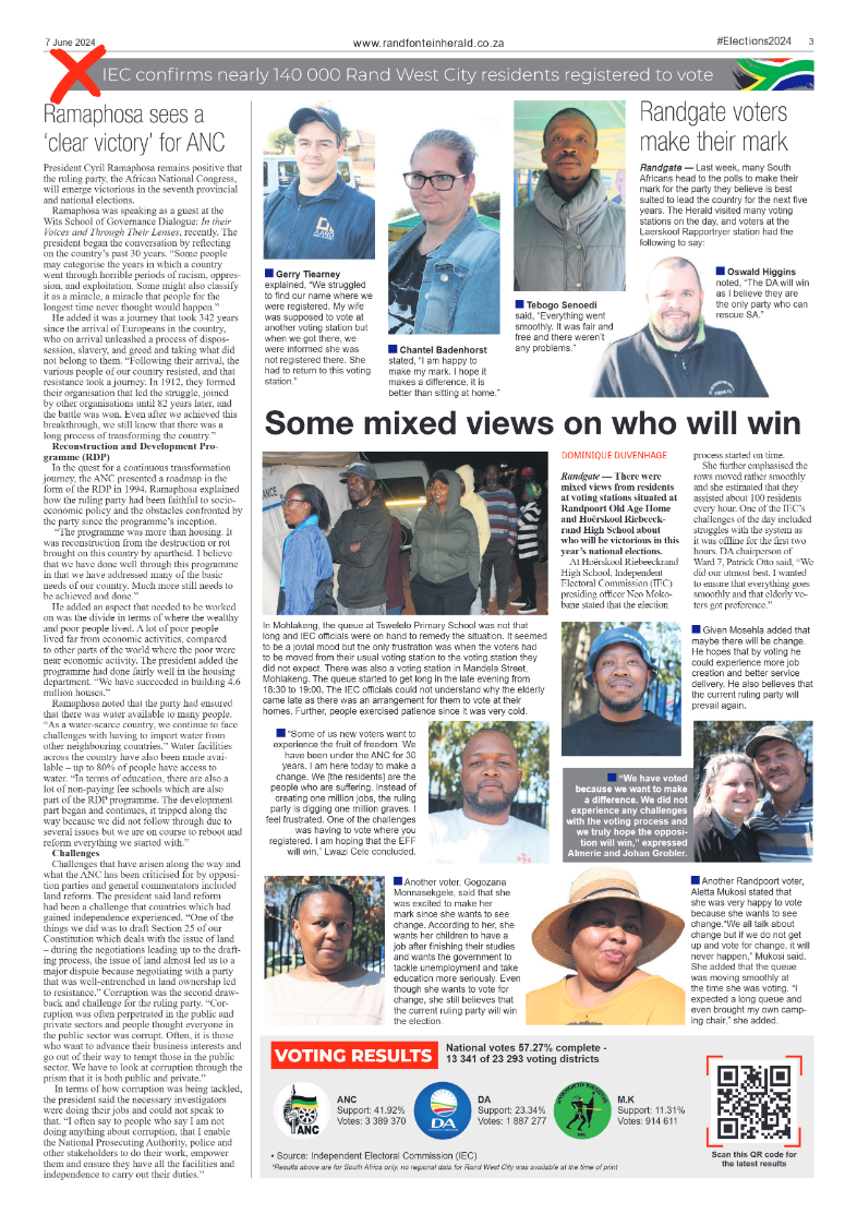 Randfontein Herald 7 June 2024 page 3