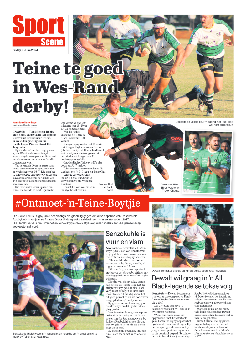 Randfontein Herald 7 June 2024 page 8