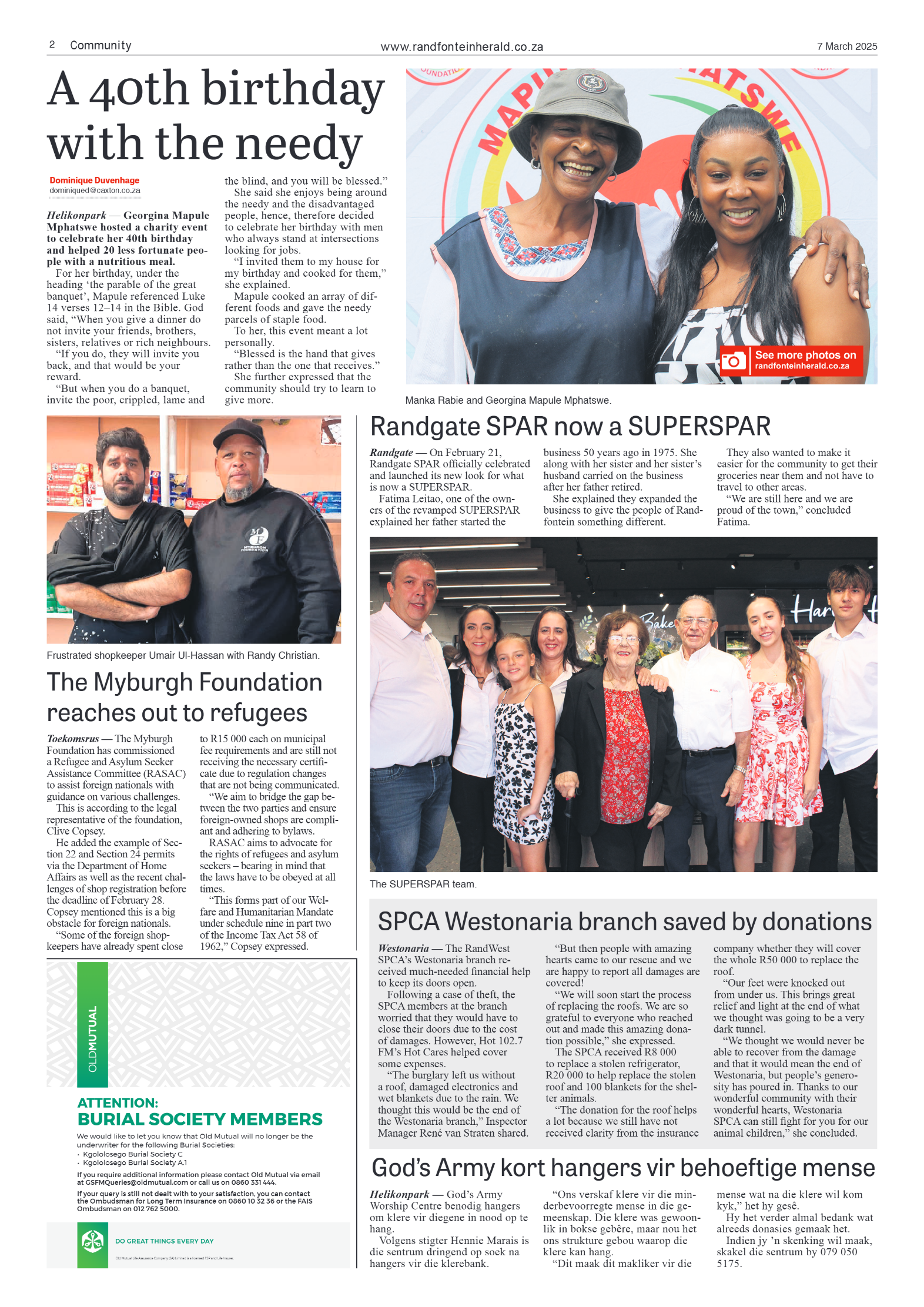Randfontein Herald 7 March 2025 page 2