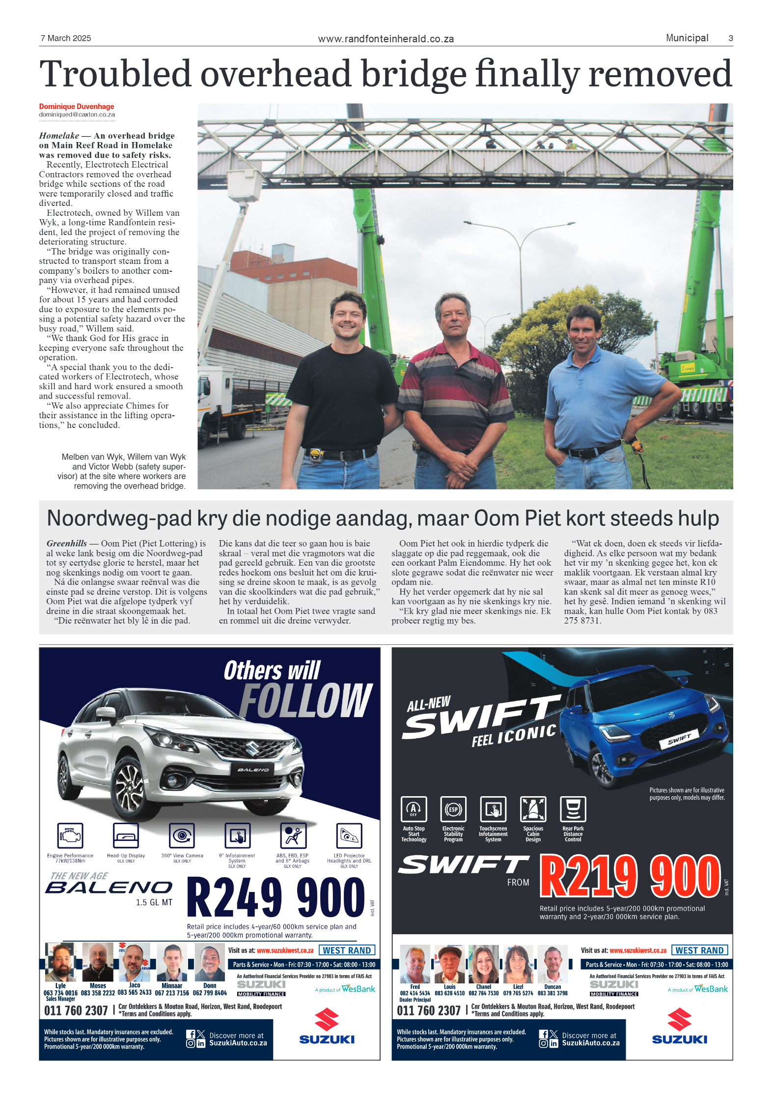 Randfontein Herald 7 March 2025 page 3