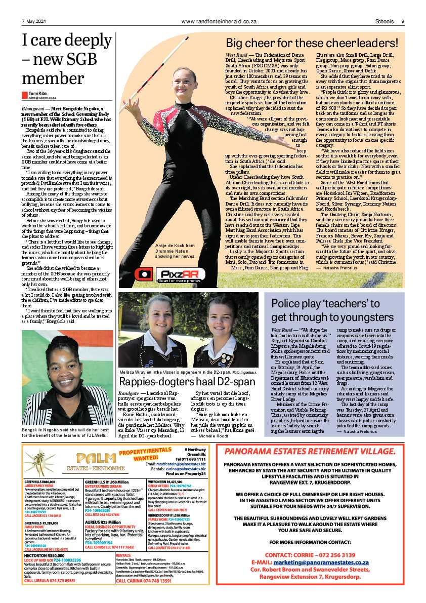 Randfontein Herald 7 May 2021 page 9