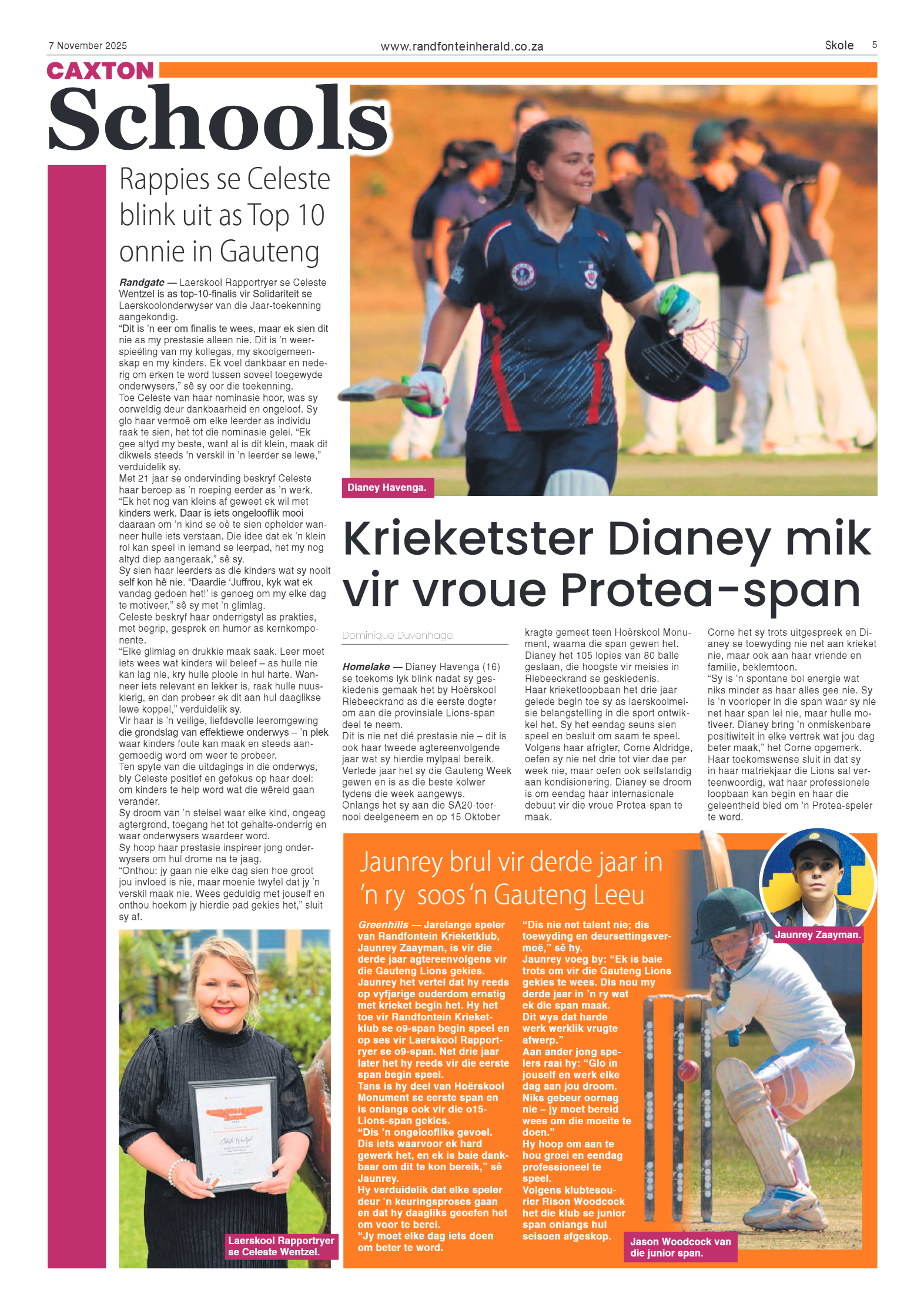 Randfontein Herald 7 November 2025 page 5
