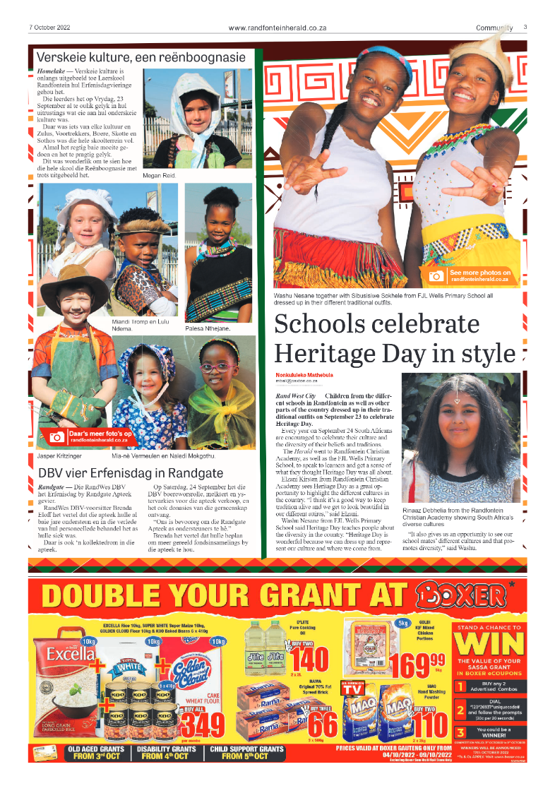 Randfontein Herald 7 October 2022 page 3