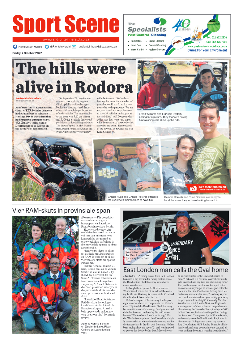 Randfontein Herald 7 October 2022 page 8