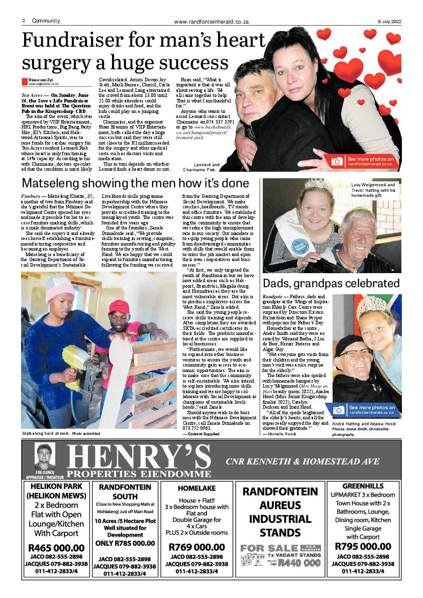 Randfontein Herald 8 July 2022 page 2