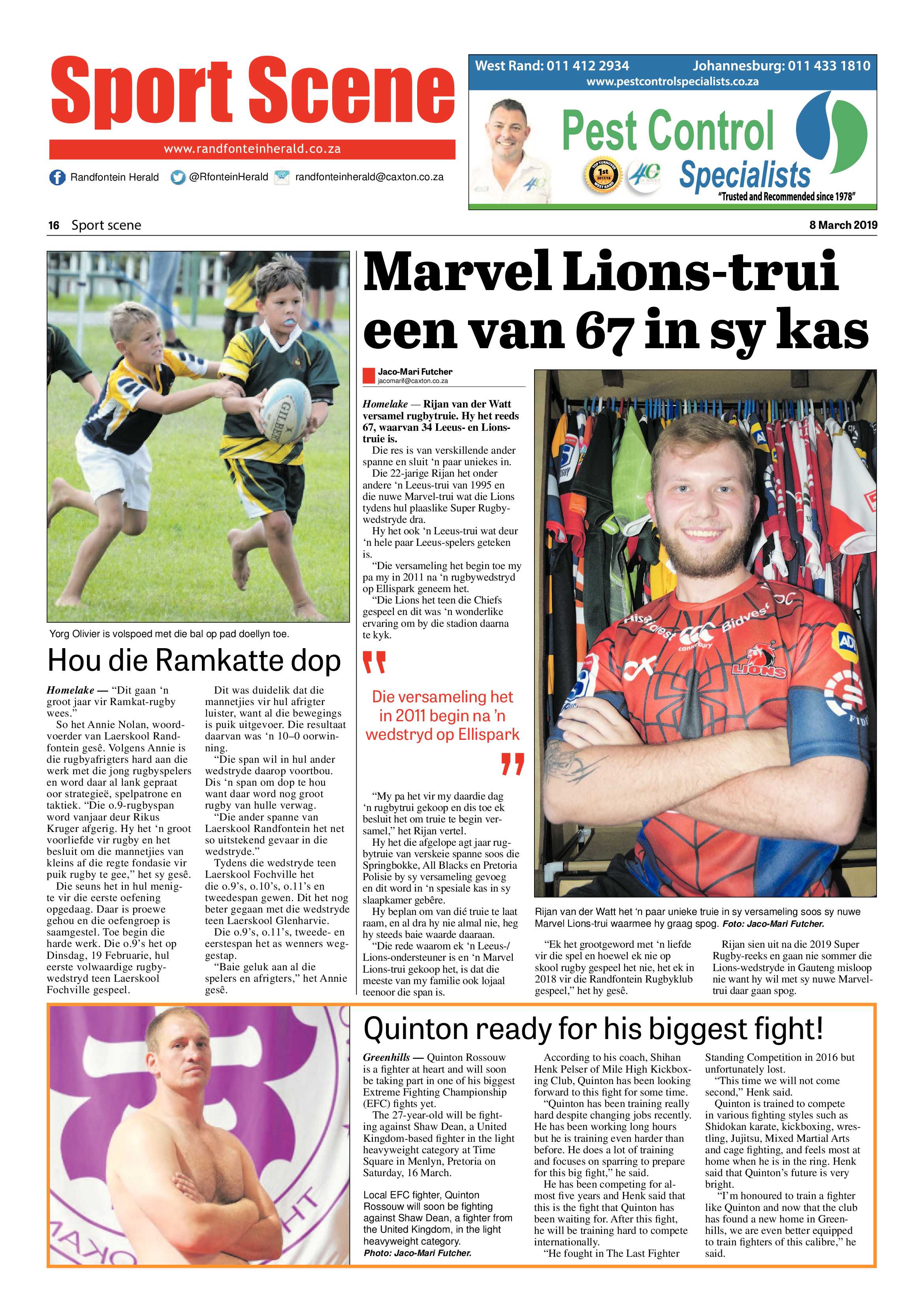 Randfontein Herald 8 March 2019 page 16