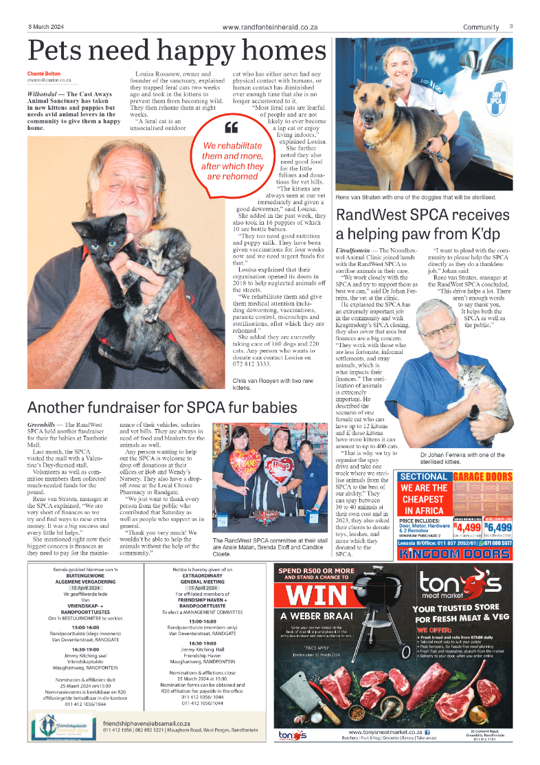 Randfontein Herald 8 March 2024 page 3