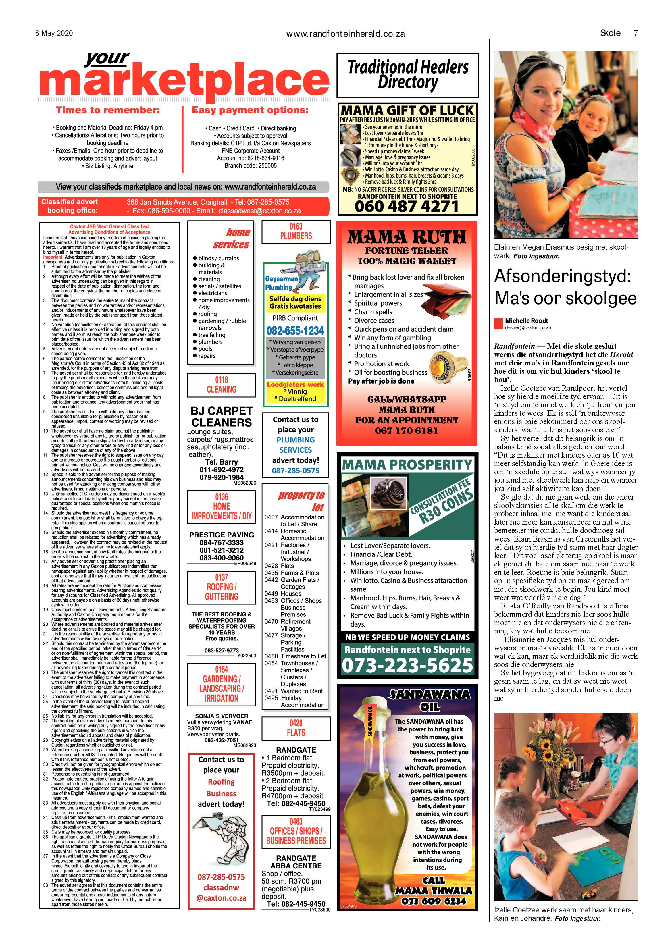 Randfontein Herald 8 May 2020 page 7