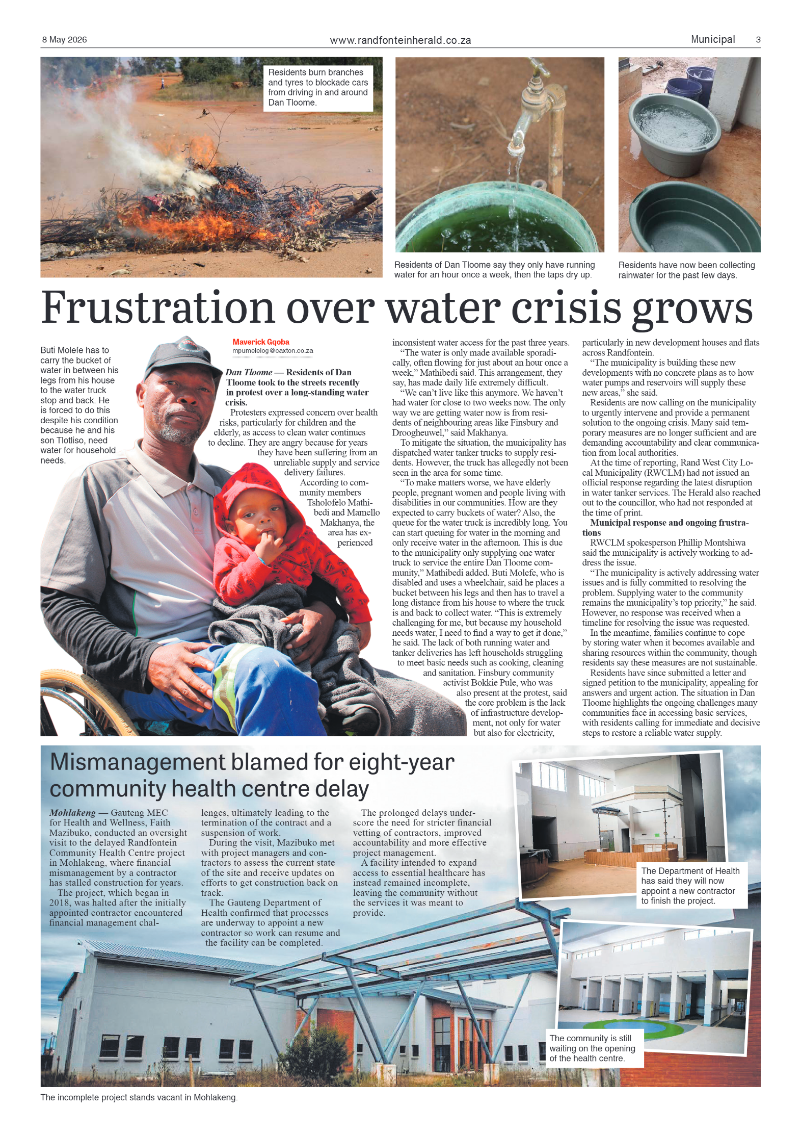 Randfontein Herald 8 May 2026 page 3