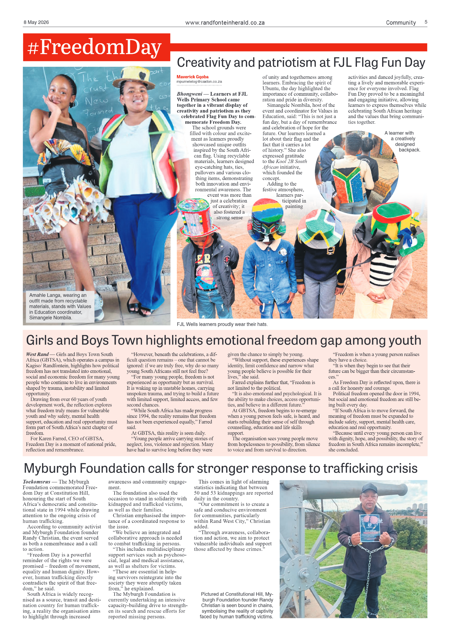 Randfontein Herald 8 May 2026 page 5