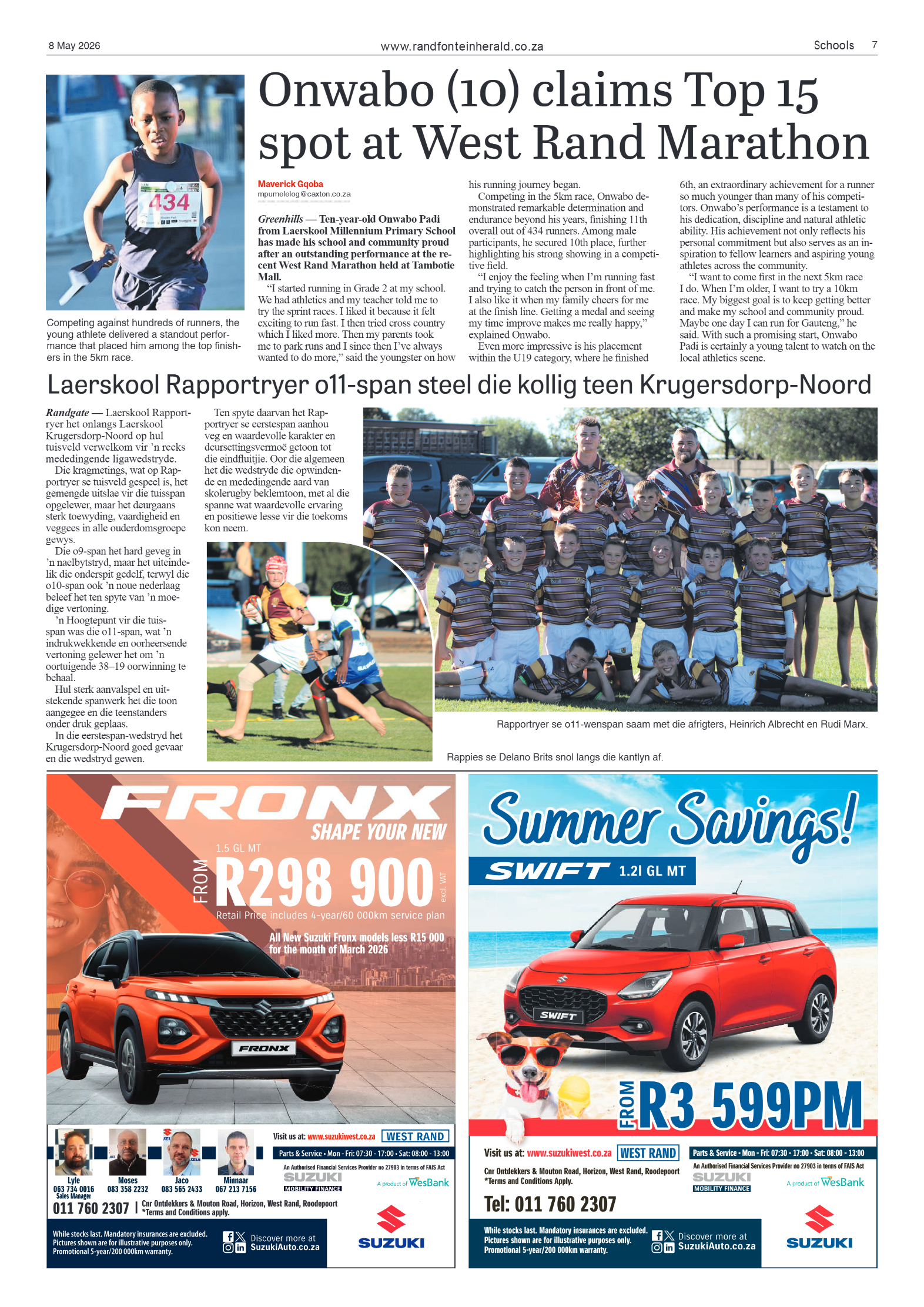 Randfontein Herald 8 May 2026 page 7