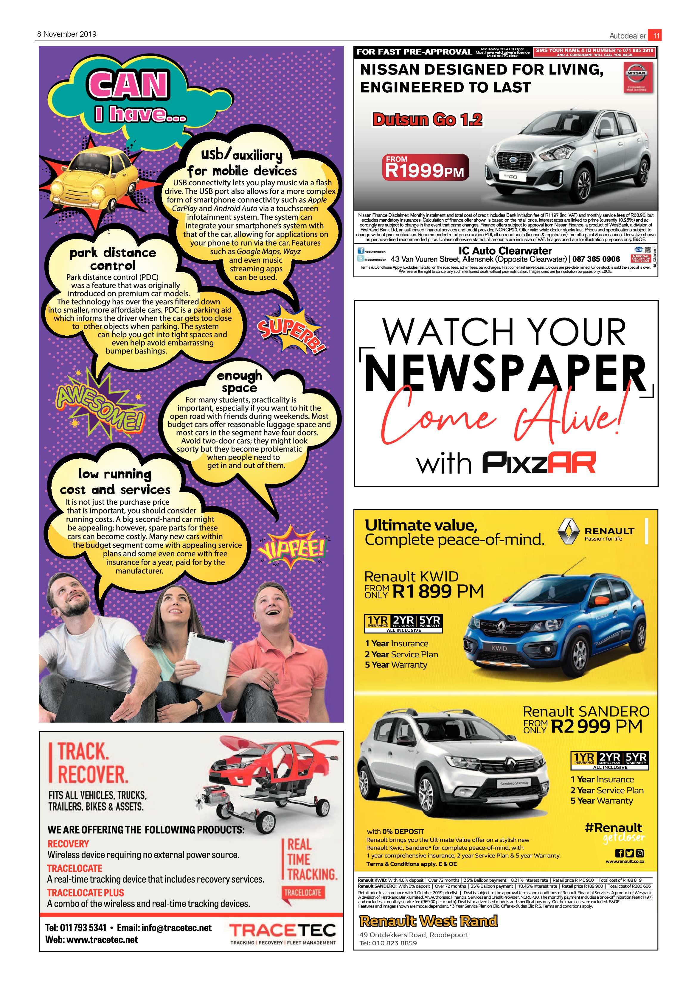 Randfontein Herald 8 November 2019 page 11
