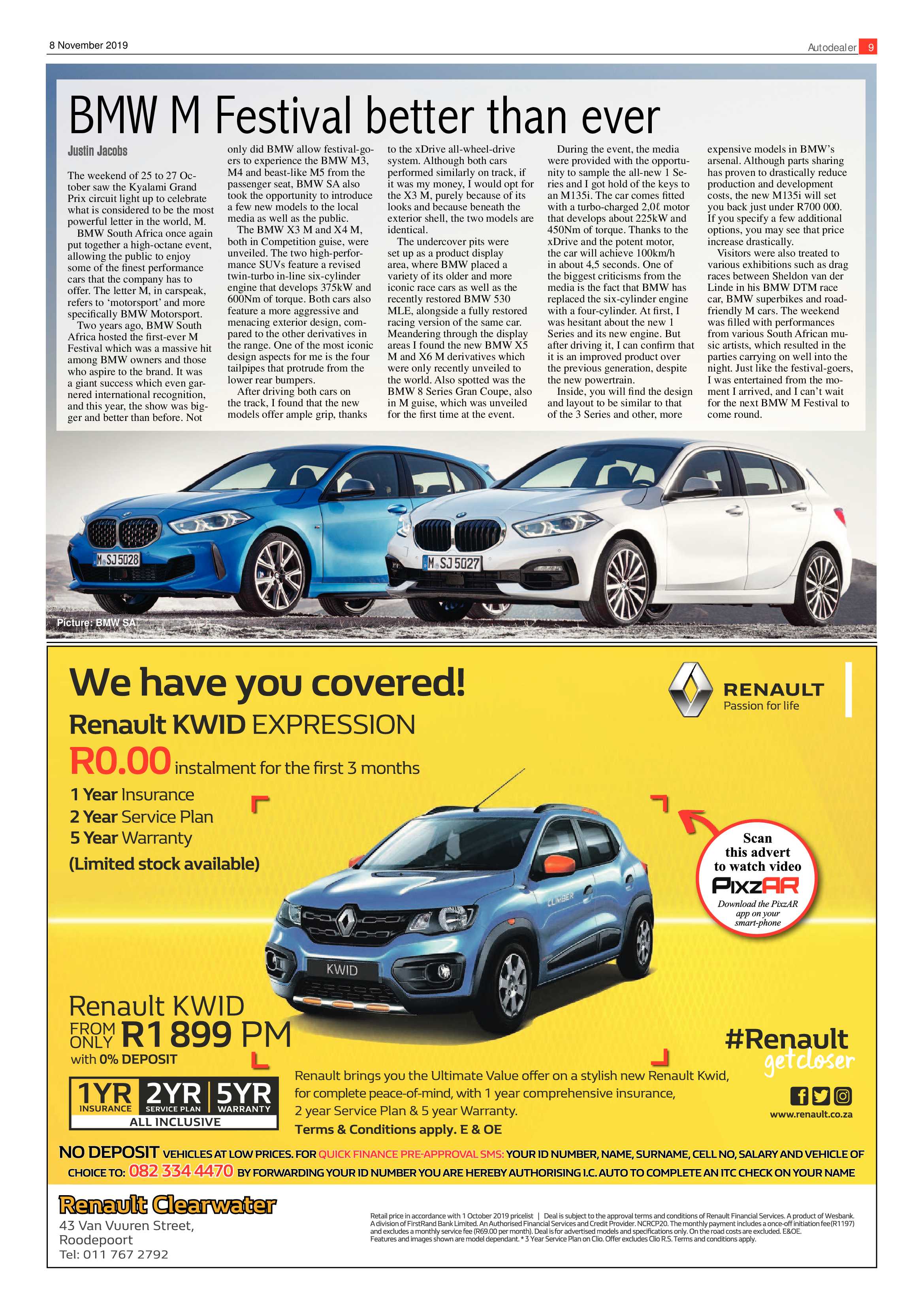 Randfontein Herald 8 November 2019 page 9