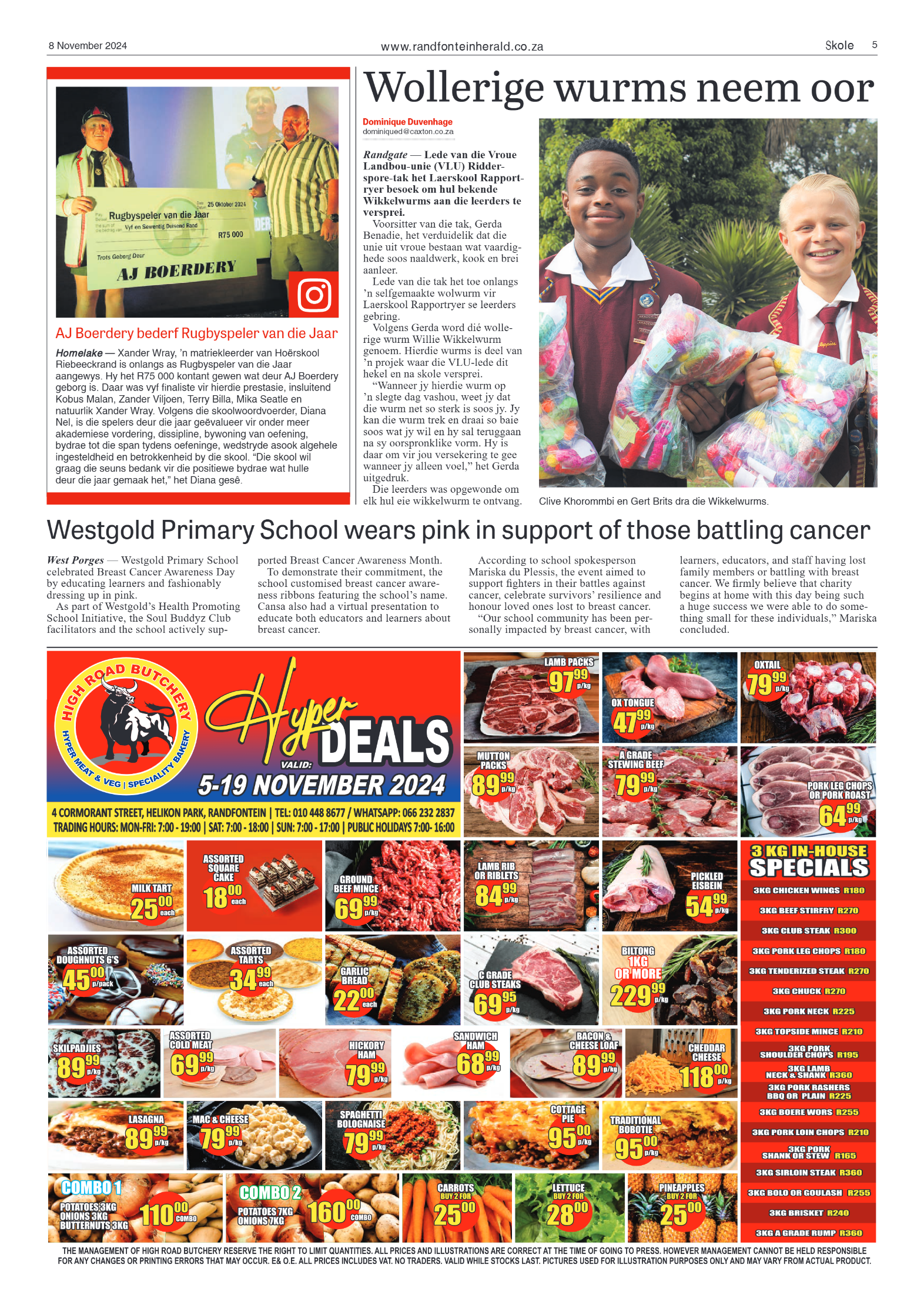 Randfontein Herald 8 November 2024 page 5