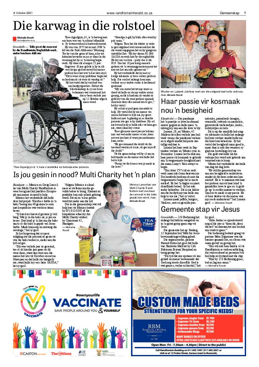 Randfontein Herald 8 October 2021 page 3