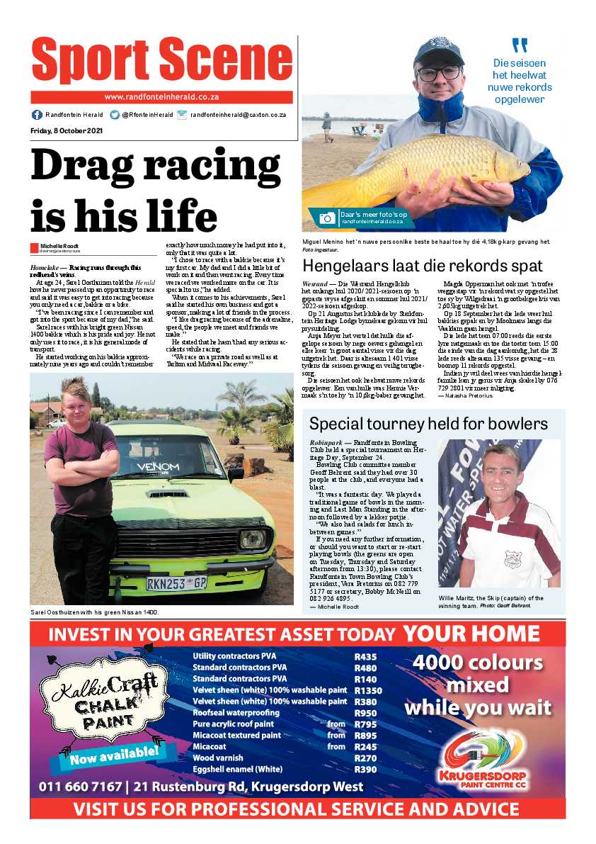 Randfontein Herald 8 October 2021 page 8