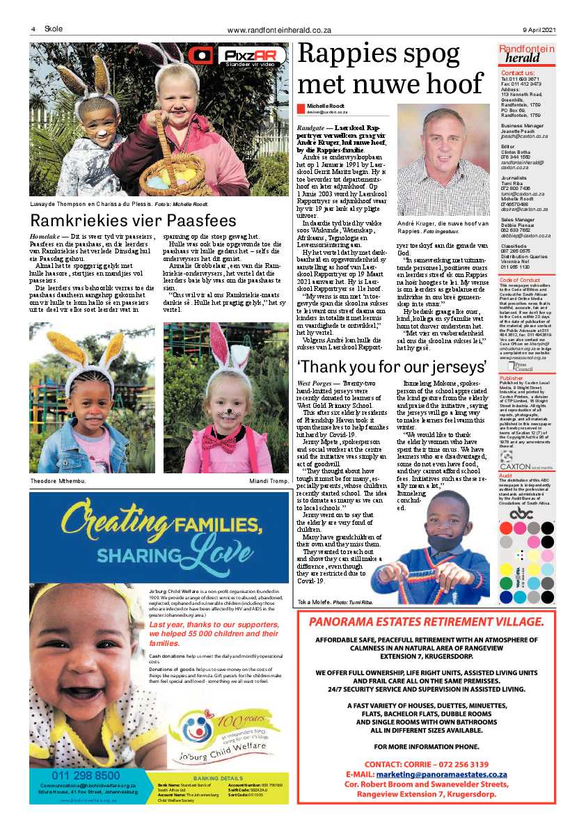 Randfontein Herald 9 April 2020 page 4