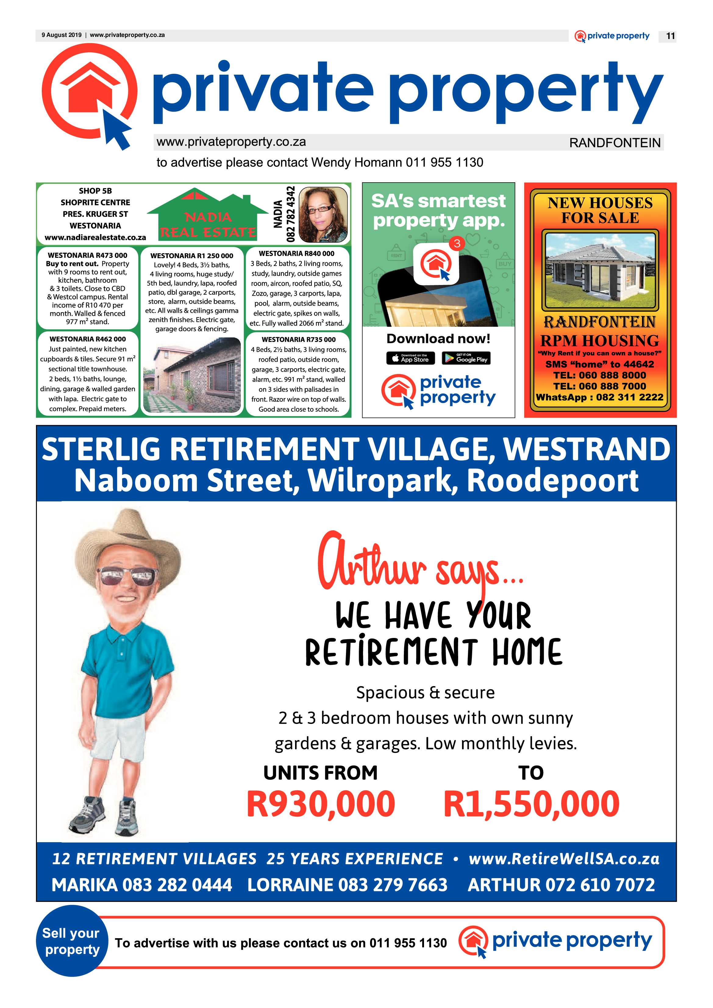 Randfontein Herald 9 August 2019 page 11