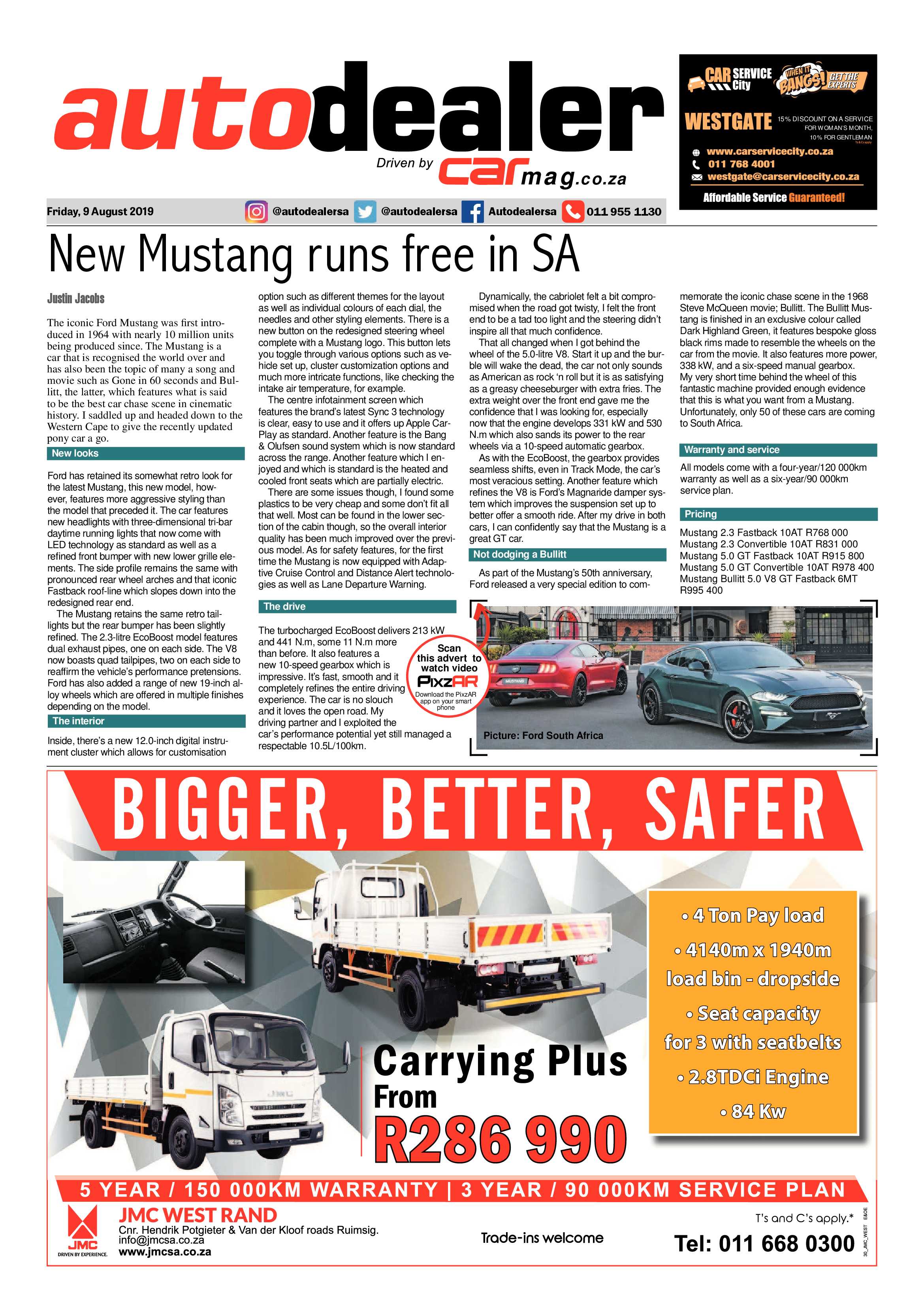 Randfontein Herald 9 August 2019 page 9