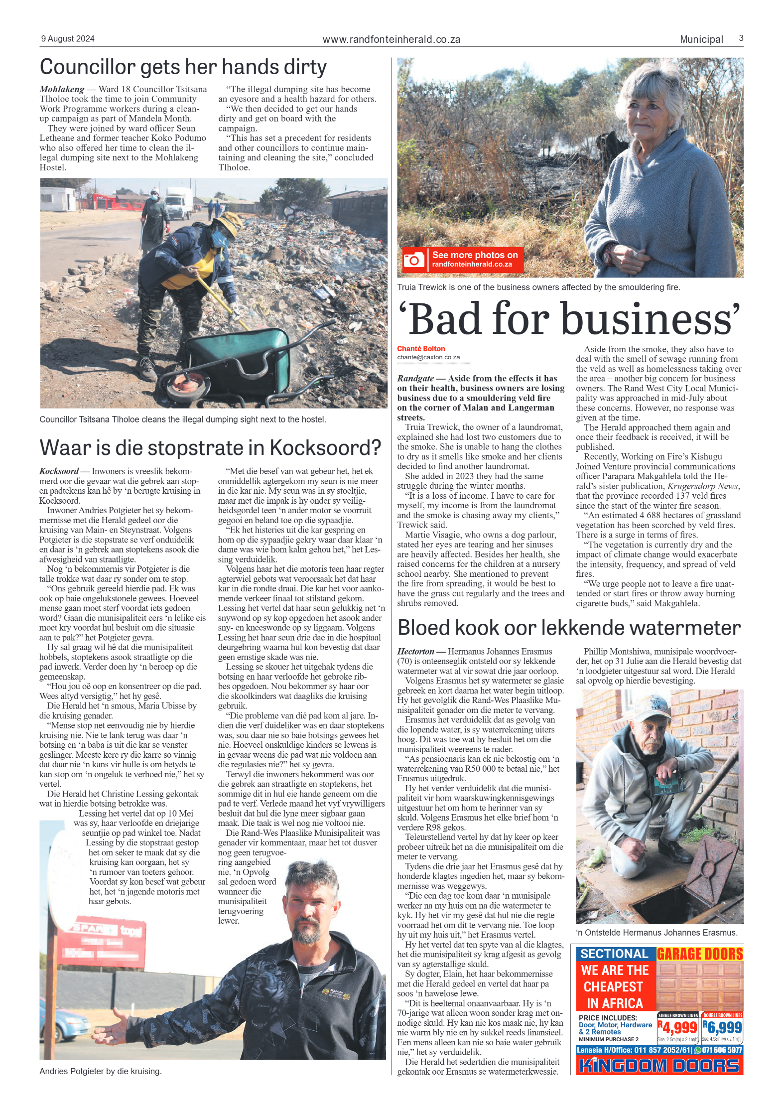 Randfontein Herald 9 August 2024 page 3