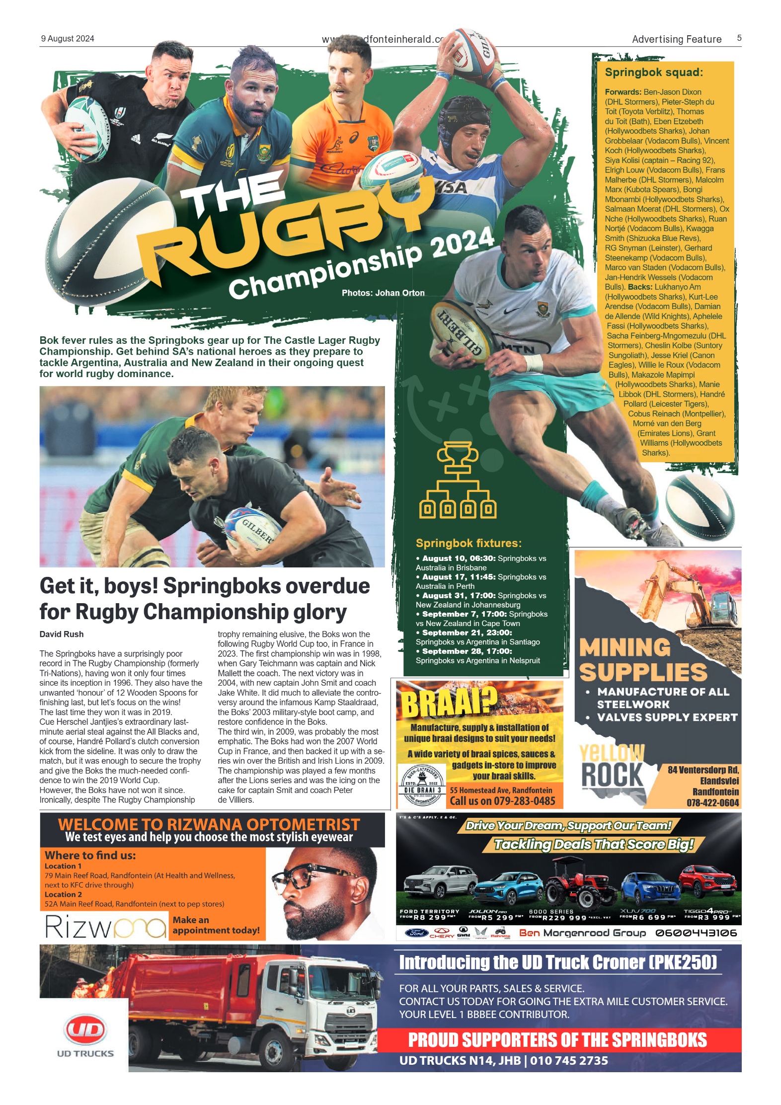 Randfontein Herald 9 August 2024 page 5