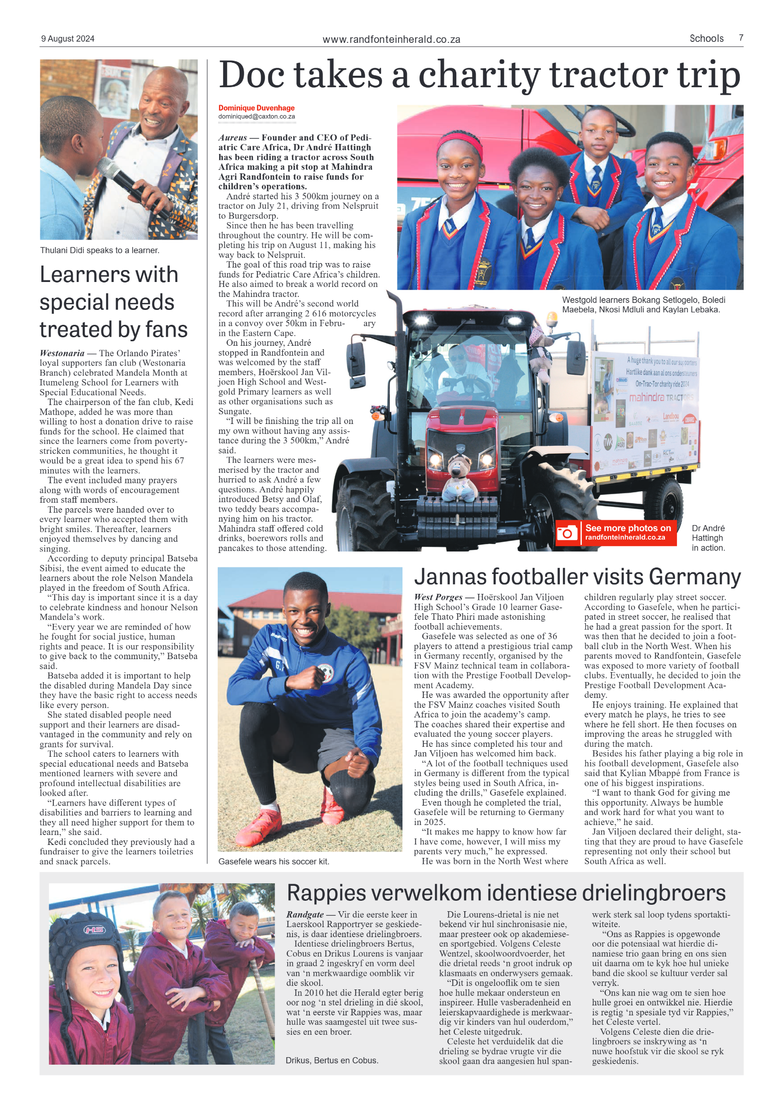 Randfontein Herald 9 August 2024 page 7