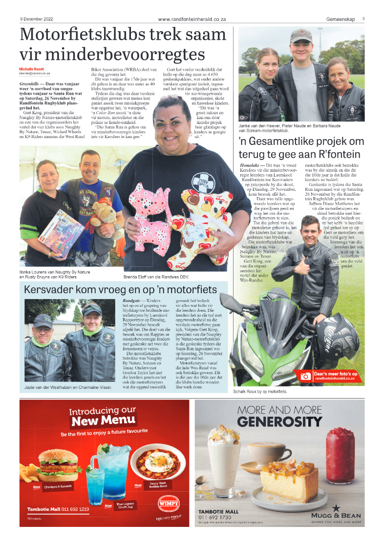 Randfontein Herald 9 December 2022 page 3