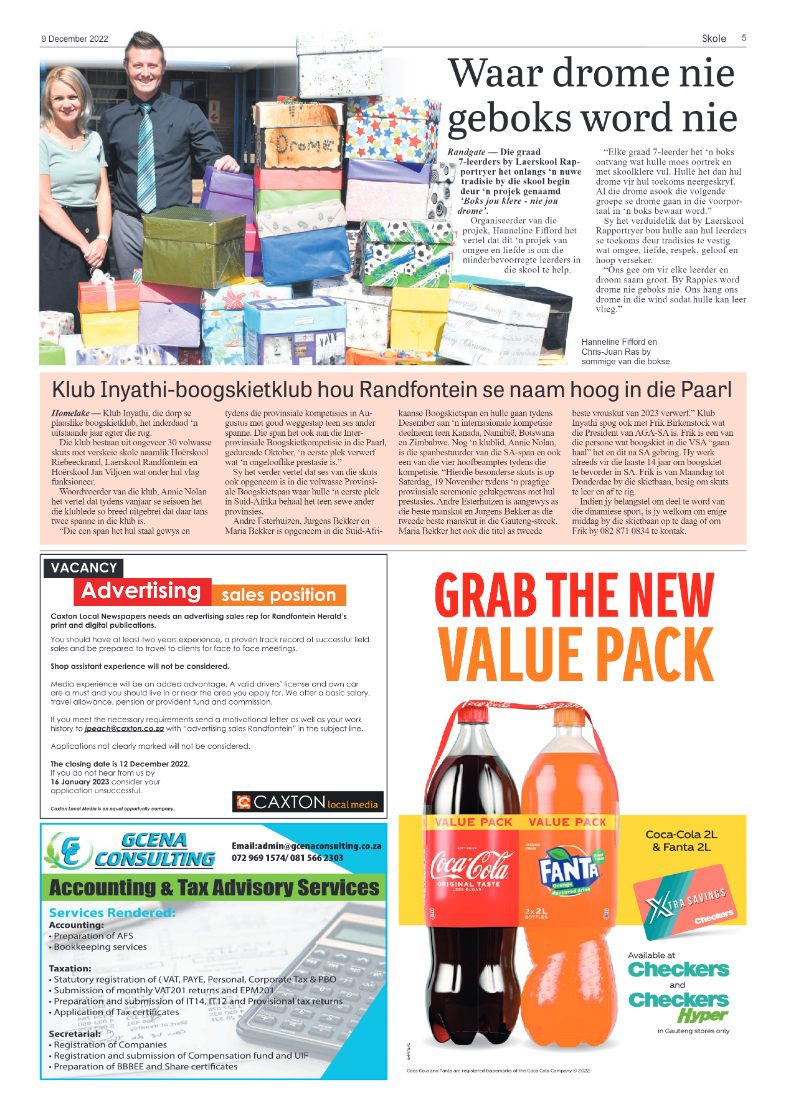 Randfontein Herald 9 December 2022 page 5